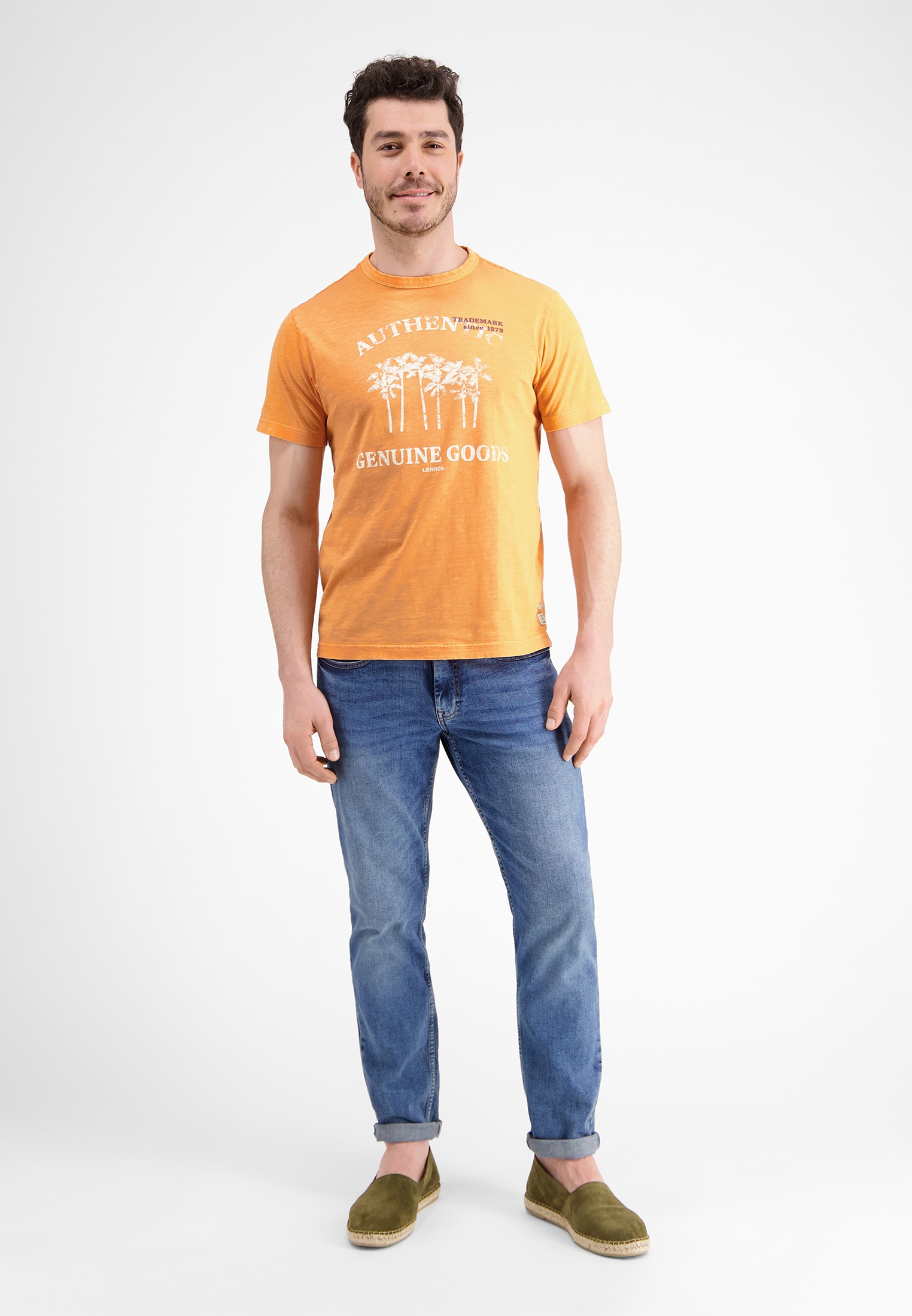 LERROS T-Shirt »LERROS T-Shirt mit Frontprint«