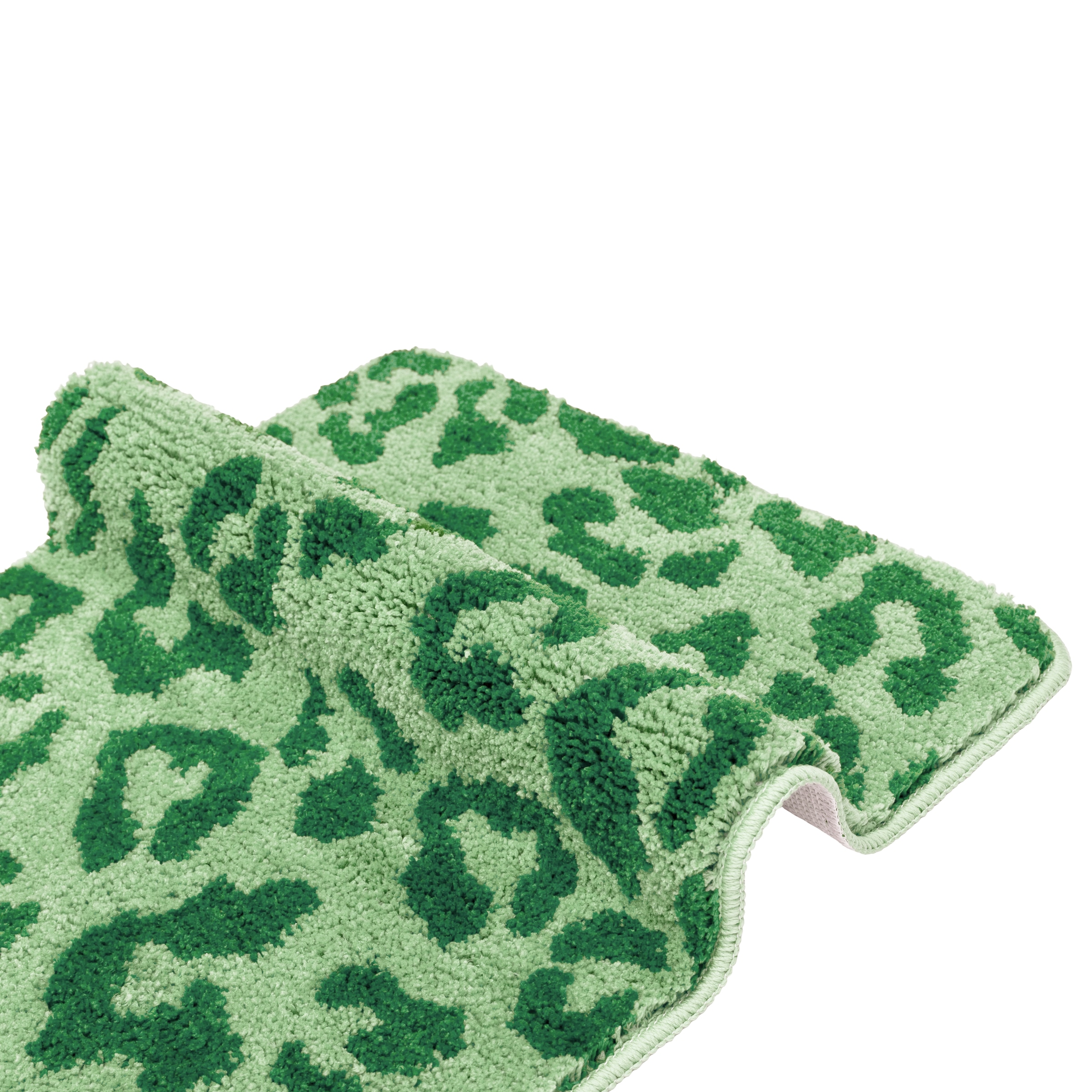 OTTO home Badematte »Anna Leo, Badvorleger, Badezimmer Teppich, Duschvorleger« Höhe 15 mm rutschhemmend beschichtet fußbodenheizungsgeeignet | schnell trocknend mit Animal Print, modernes Muster, Leo, weich