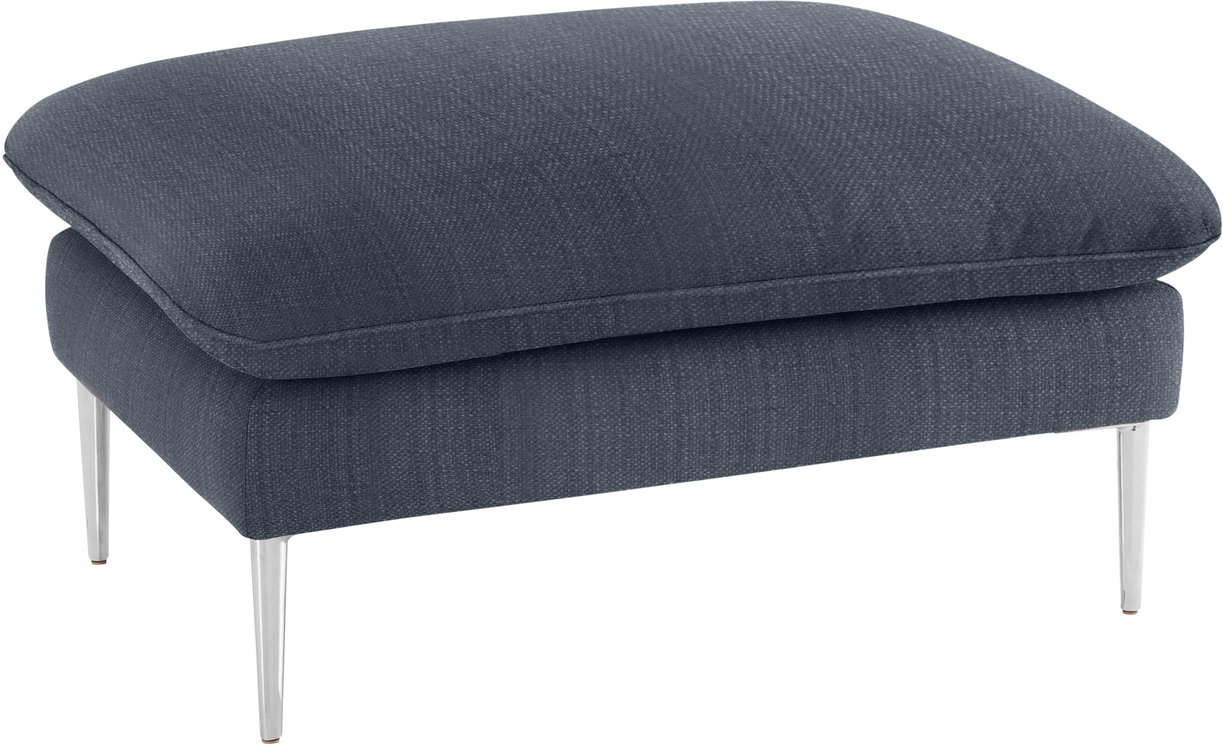 W.SCHILLIG Hocker »enjoy&MORE«, Füße Chrom glänzend, Breite 106 cm
