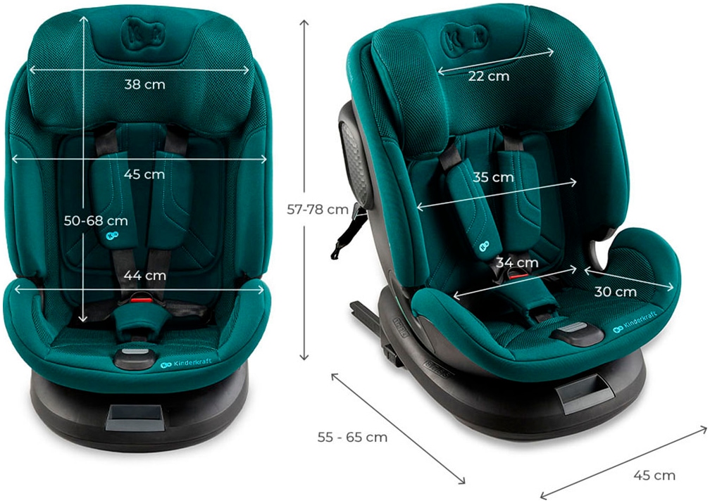 Kinderkraft Autokindersitz »XPEDITION 3 i-Size« Klasse 0 / I / II (bis 25 kg) 360° – drehbarer Kindersitz