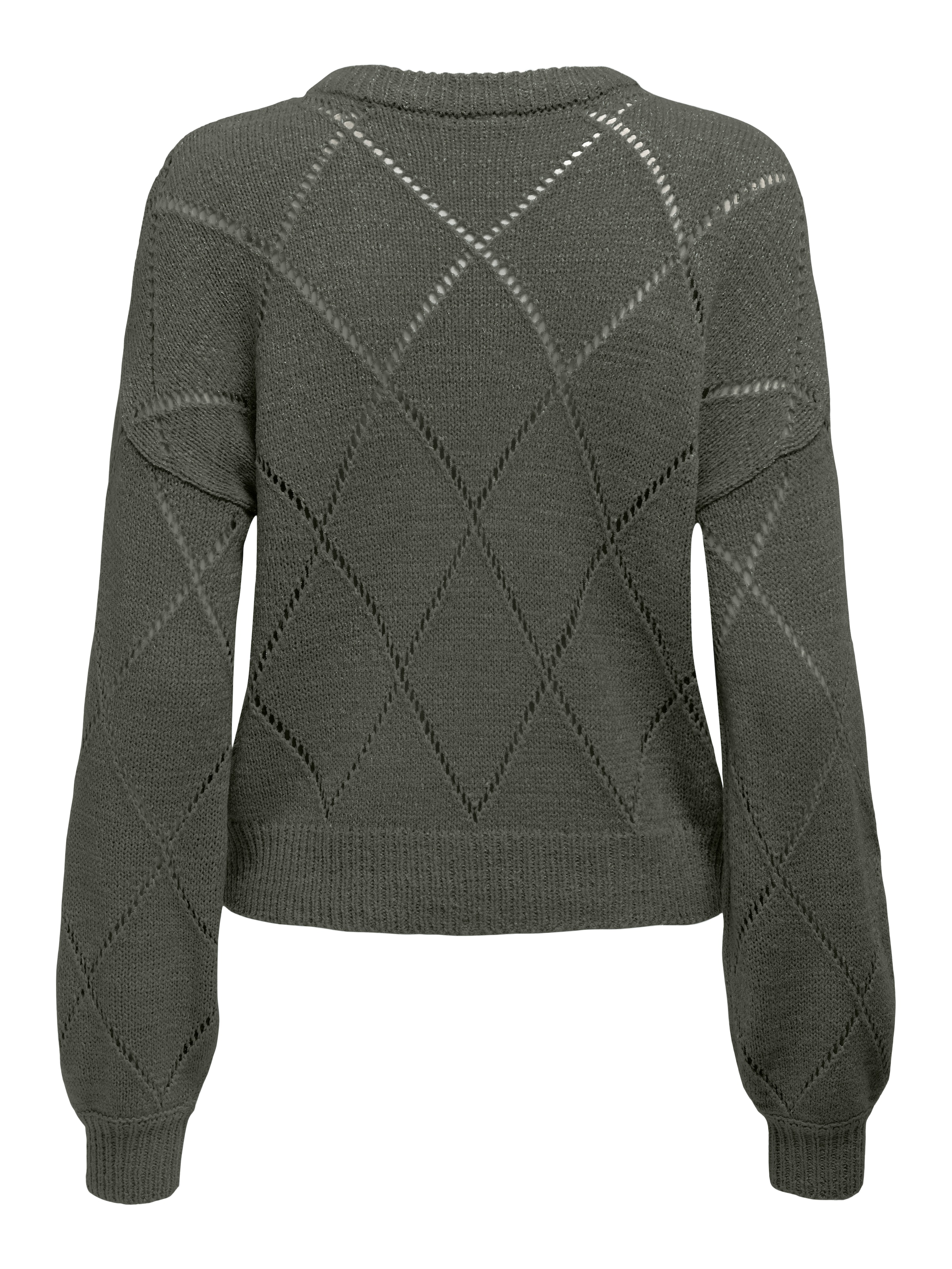 ONLY Strickpullover »ONLGEENAS LS STRUCTURE O-NECK CC KNT«