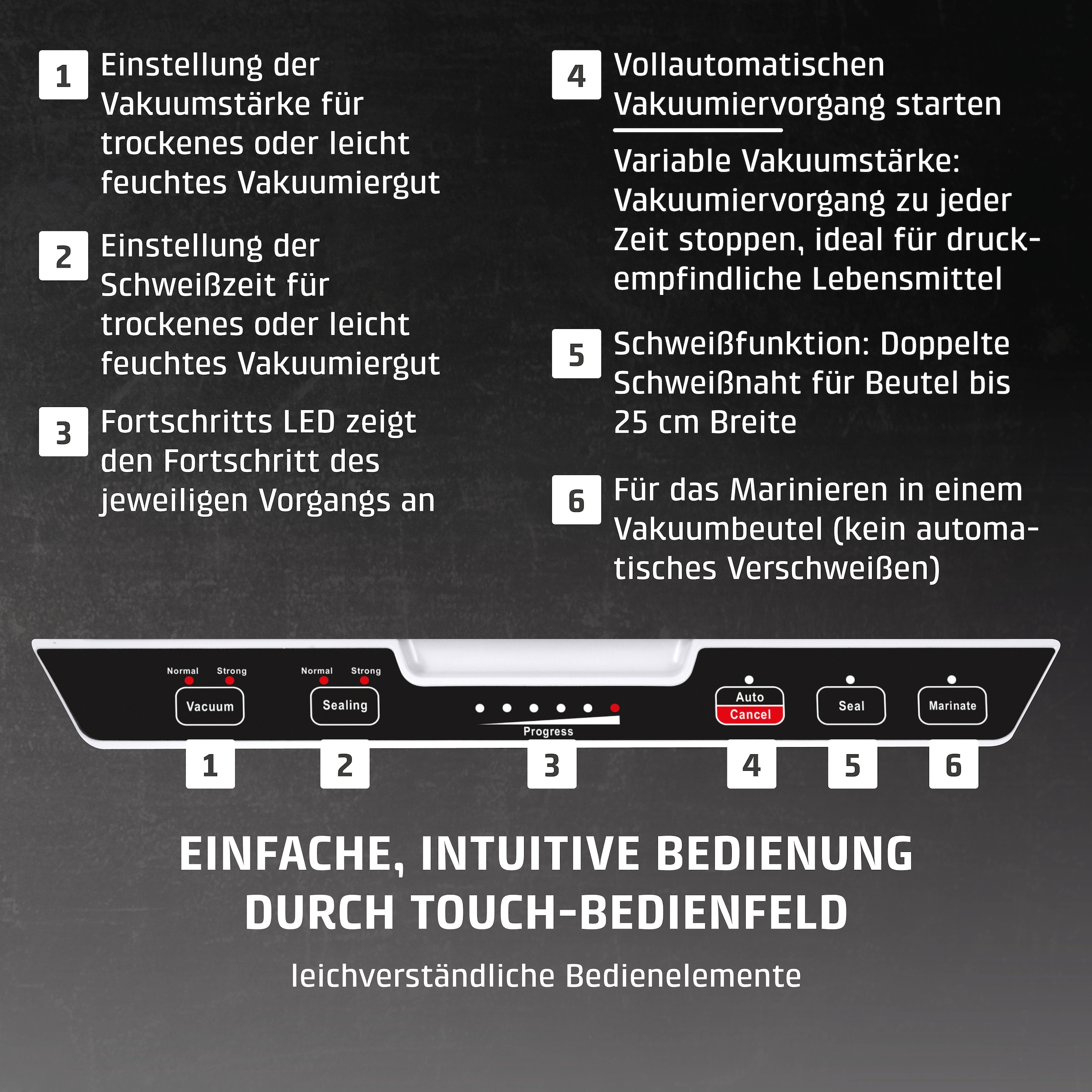 Caso Vakuumierer »1417 VacuChef 40« 280 W
