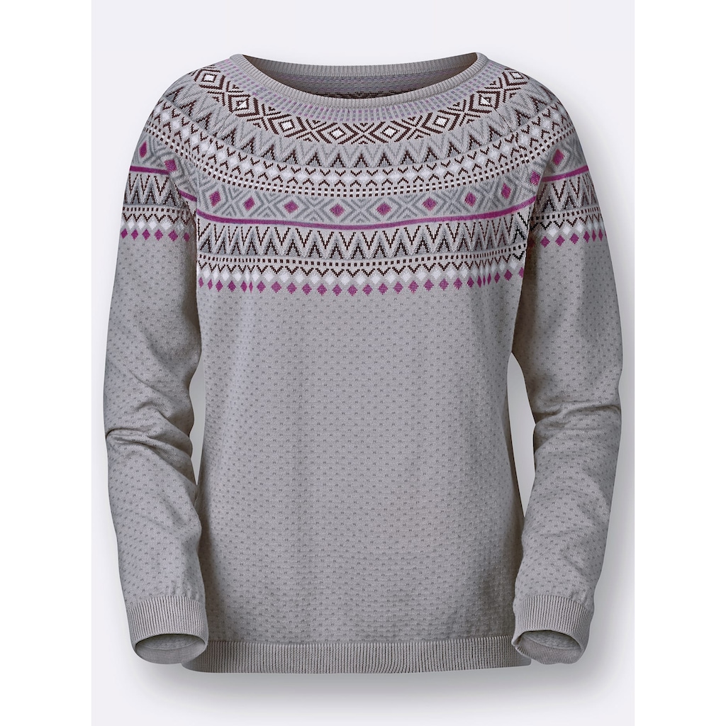 Inspirationen Norwegerpullover »Pullover«