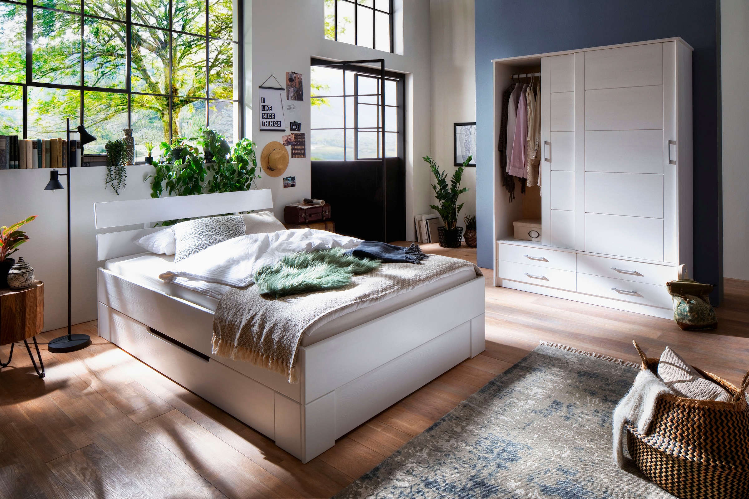 Home affaire Schubkasten-Unterbau »Progress für extra Stauraum unter dem Bett«, Massivholz, FSC®-zertifiziert, massive Fichte