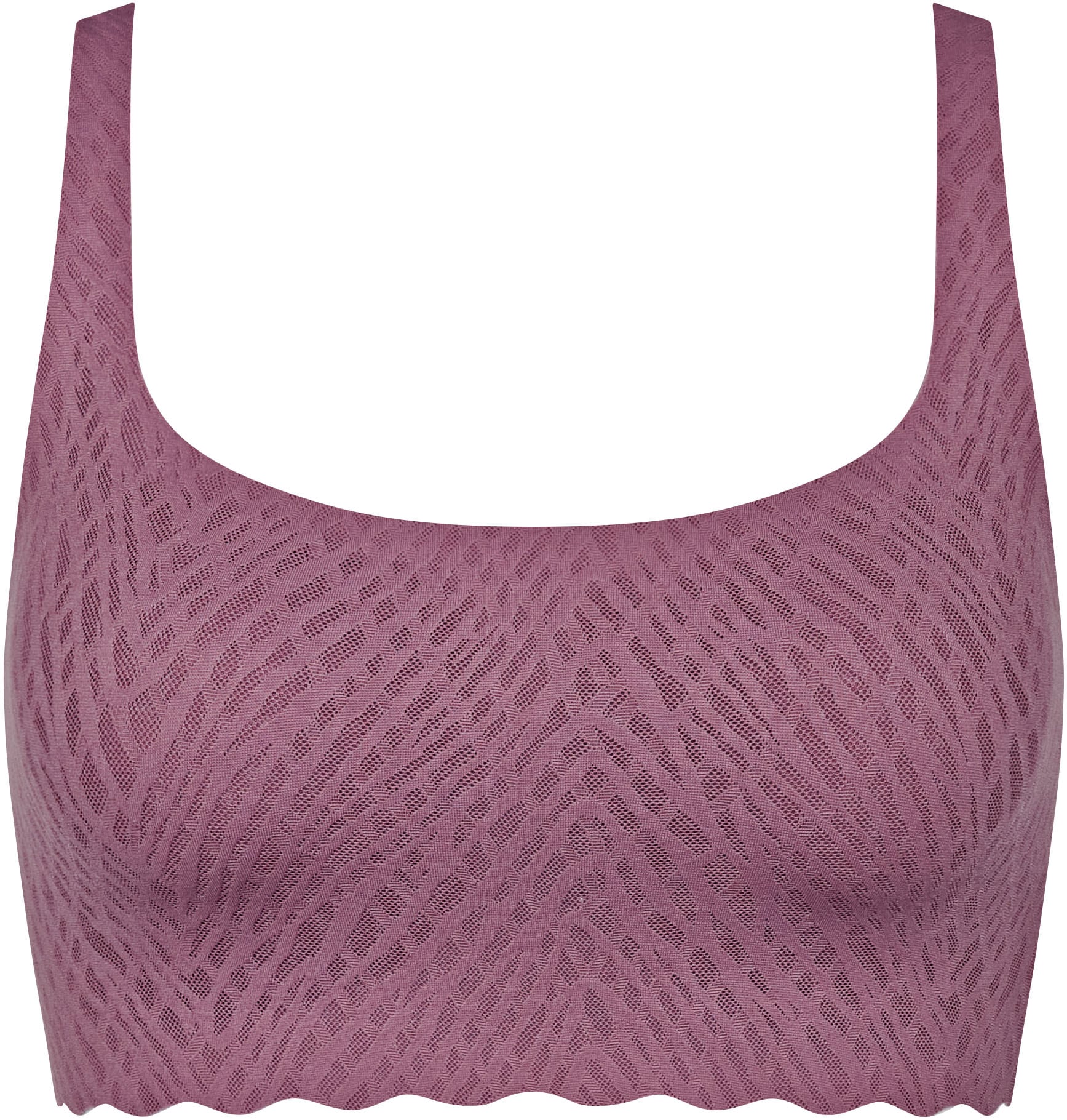 sloggi Bustier »ZERO Feel Bliss Top«, unsichtbar mit Spitzenoptik