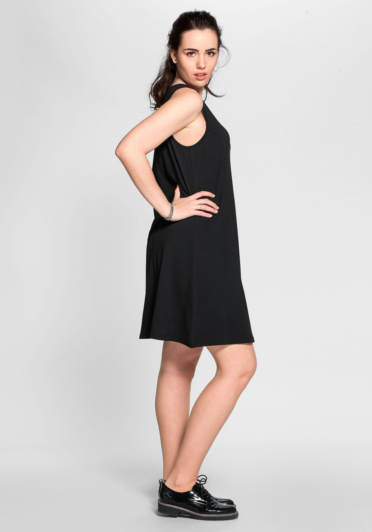 Sheego Jerseykleid »Kleid mit breiten Trägern«