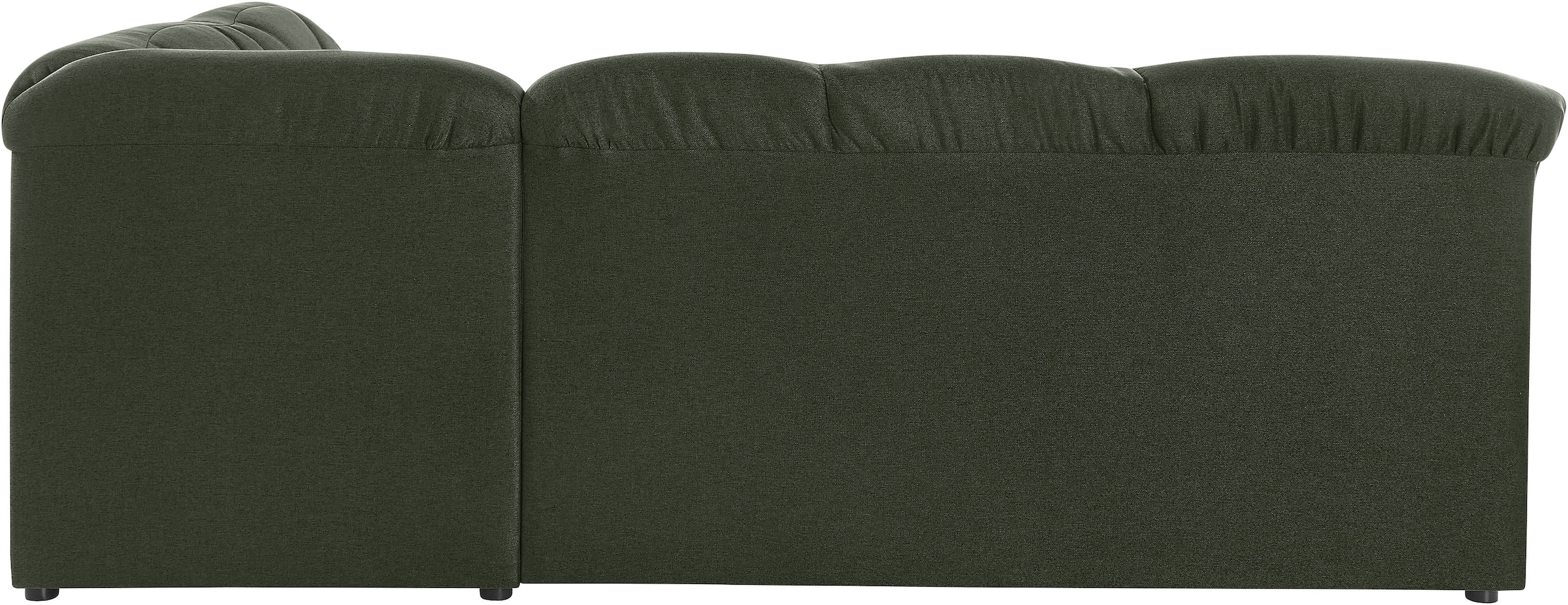 DOMO collection Ecksofa »Pegnitz, elegante Rückensteppung, zeitlose Formensprache, L-Form«, wahlweise mit Bettfunktion