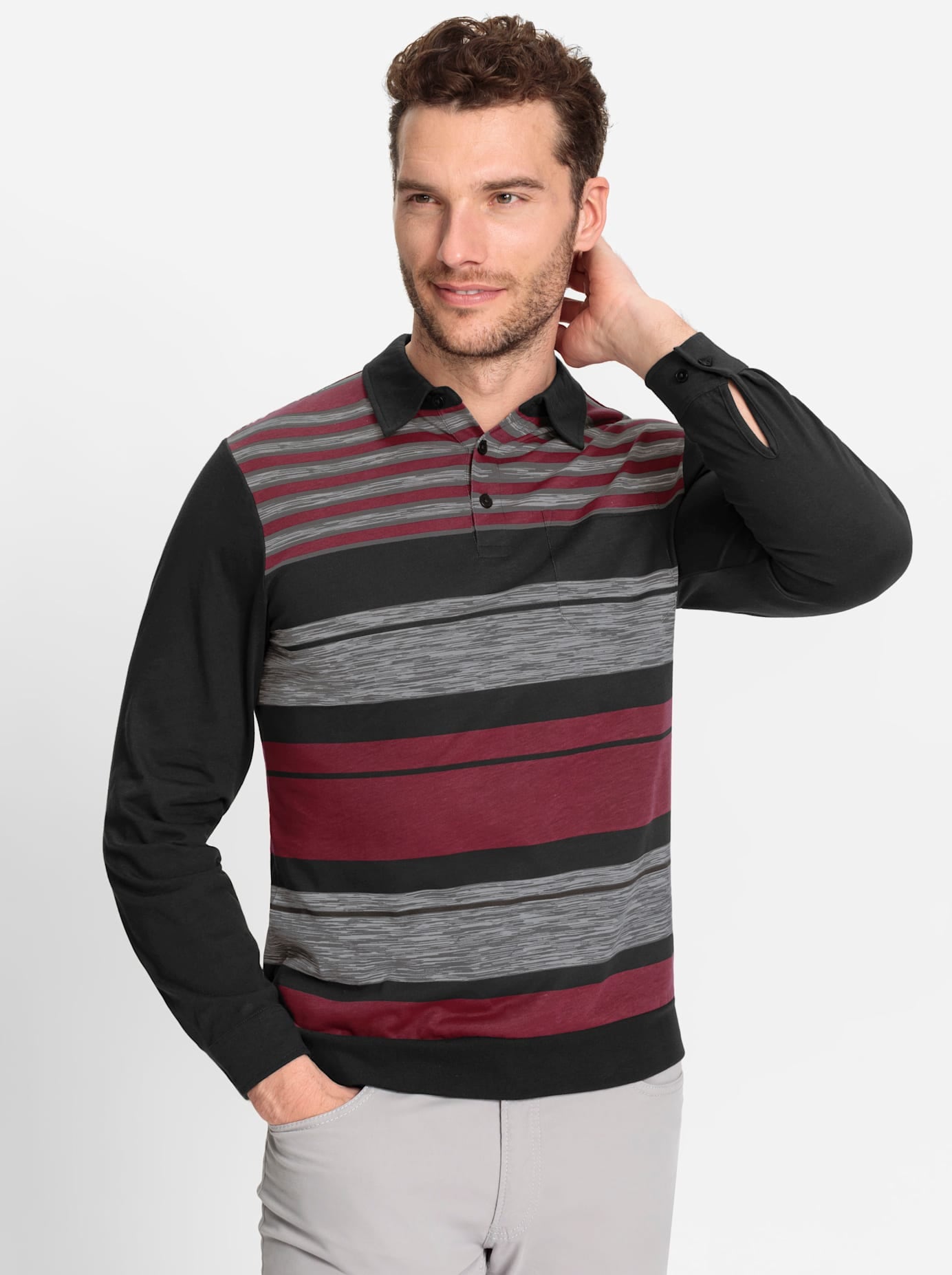 Marco Donati Langarmshirt »Langarm-Shirt«, (1 tlg.)