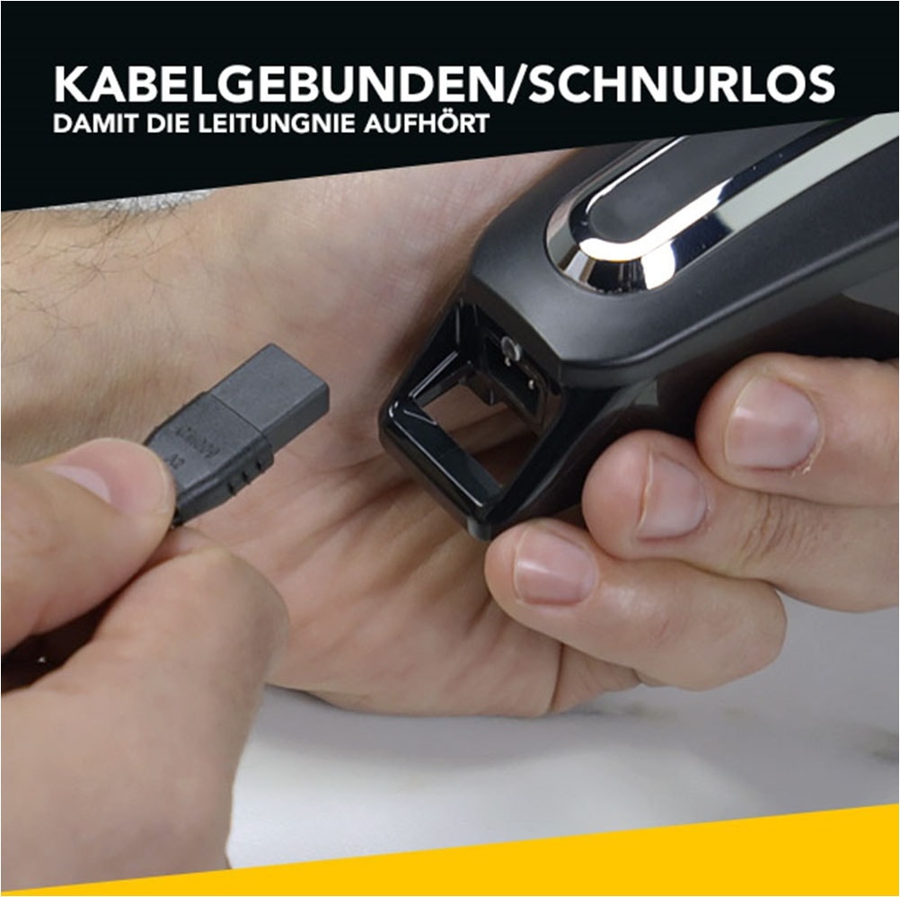 Wahl Haarschneider »Elite Pro Cordless«, 10 Aufsätze, Hochleistungs Akku- und Netzbetrieb Haarschneider, Premium Zuberhörset