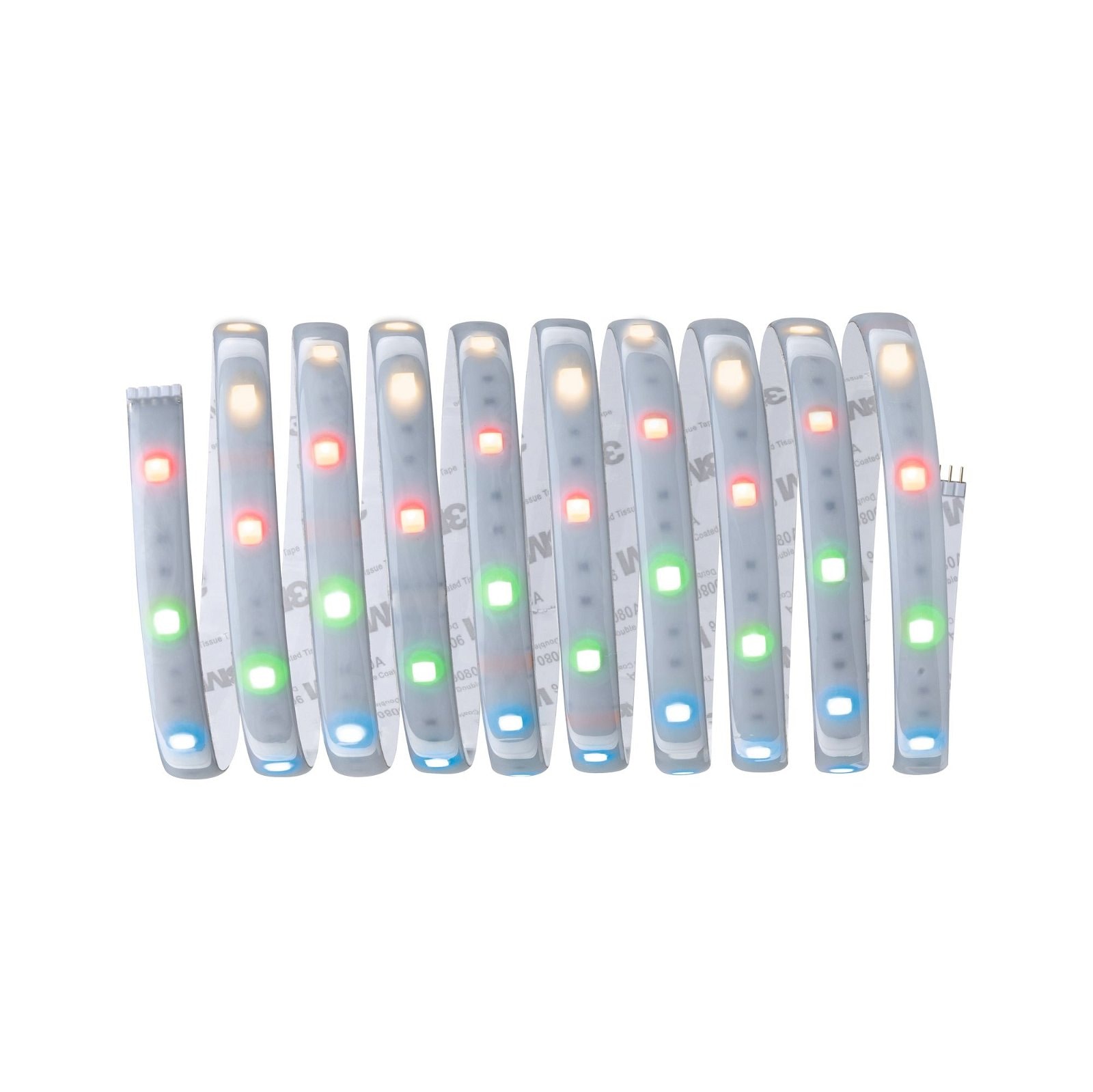 Paulmann LED-Streifen »MaxLED 250 Basisset 3m 20W 230/24V 36VA Silber Kunststoff«, 1 St.-flammig, RGBW IP44 Cover 3000K