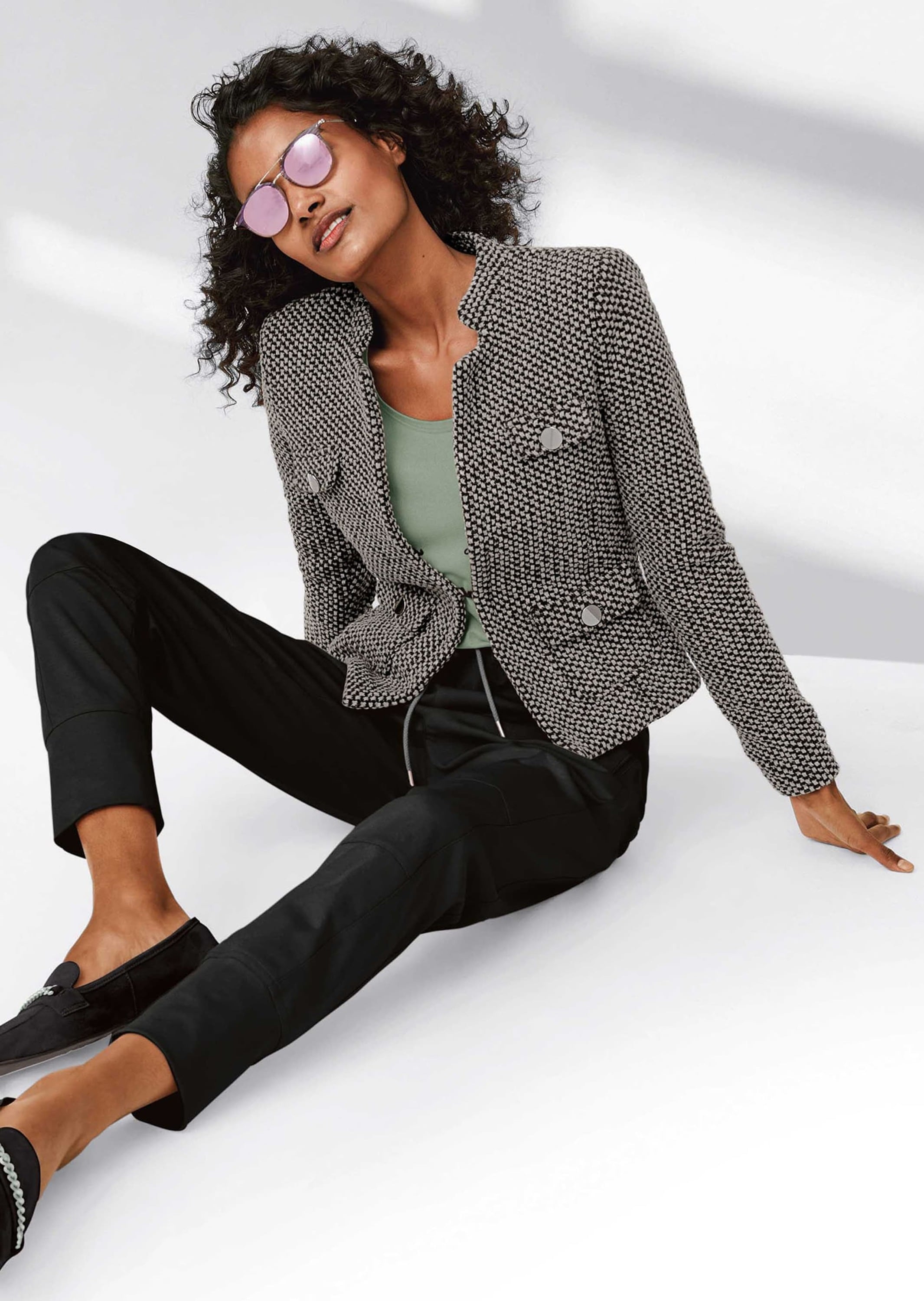 MADELEINE Jerseyblazer »Blazer Jerseyblazer in hochwertiger Jacquard-Qualität«