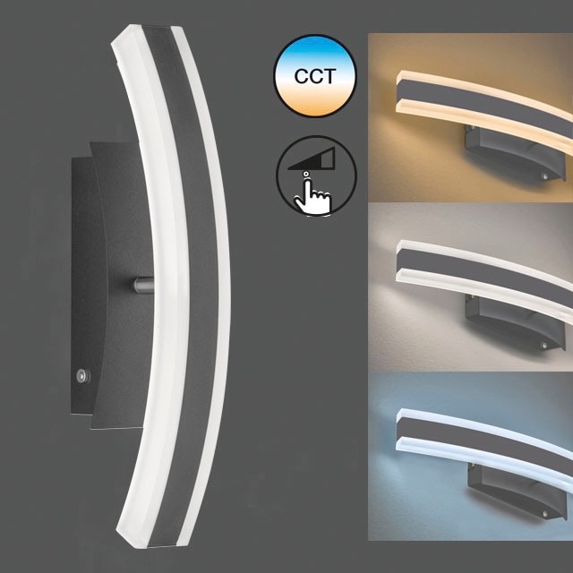 FISCHER & HONSEL LED Wandleuchte »Stiff TW«, 1 flammig, Leuchtmittel LED-Modul | LED fest integriert