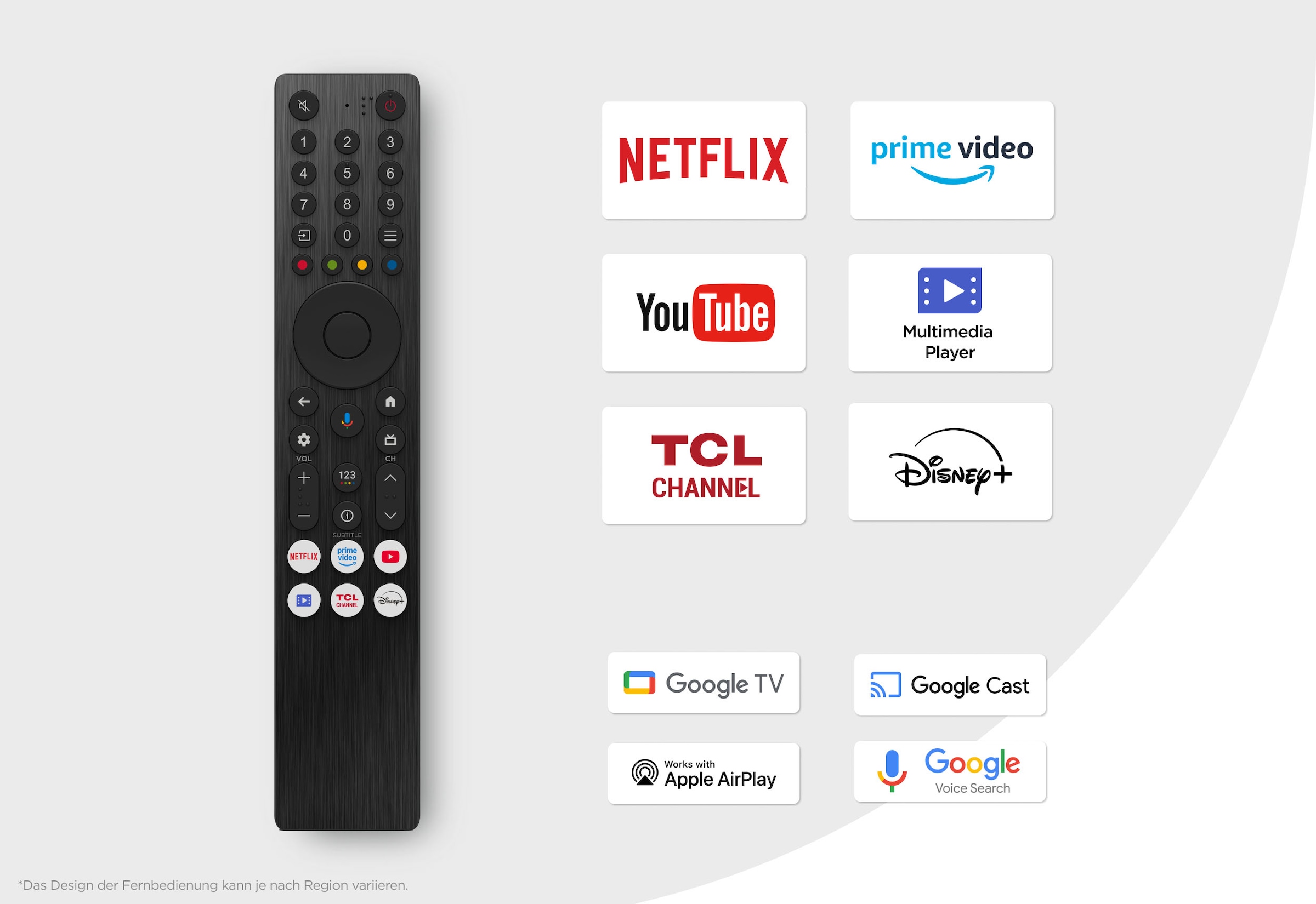 TCL Mini-LED-Fernseher »75T8D« 189 cm/75 ″ Smart-TV QD-Mini LED, AiPQ Pro Prozessor, 144Hz, ONKYO 2.1, Apple AirPlay 2
