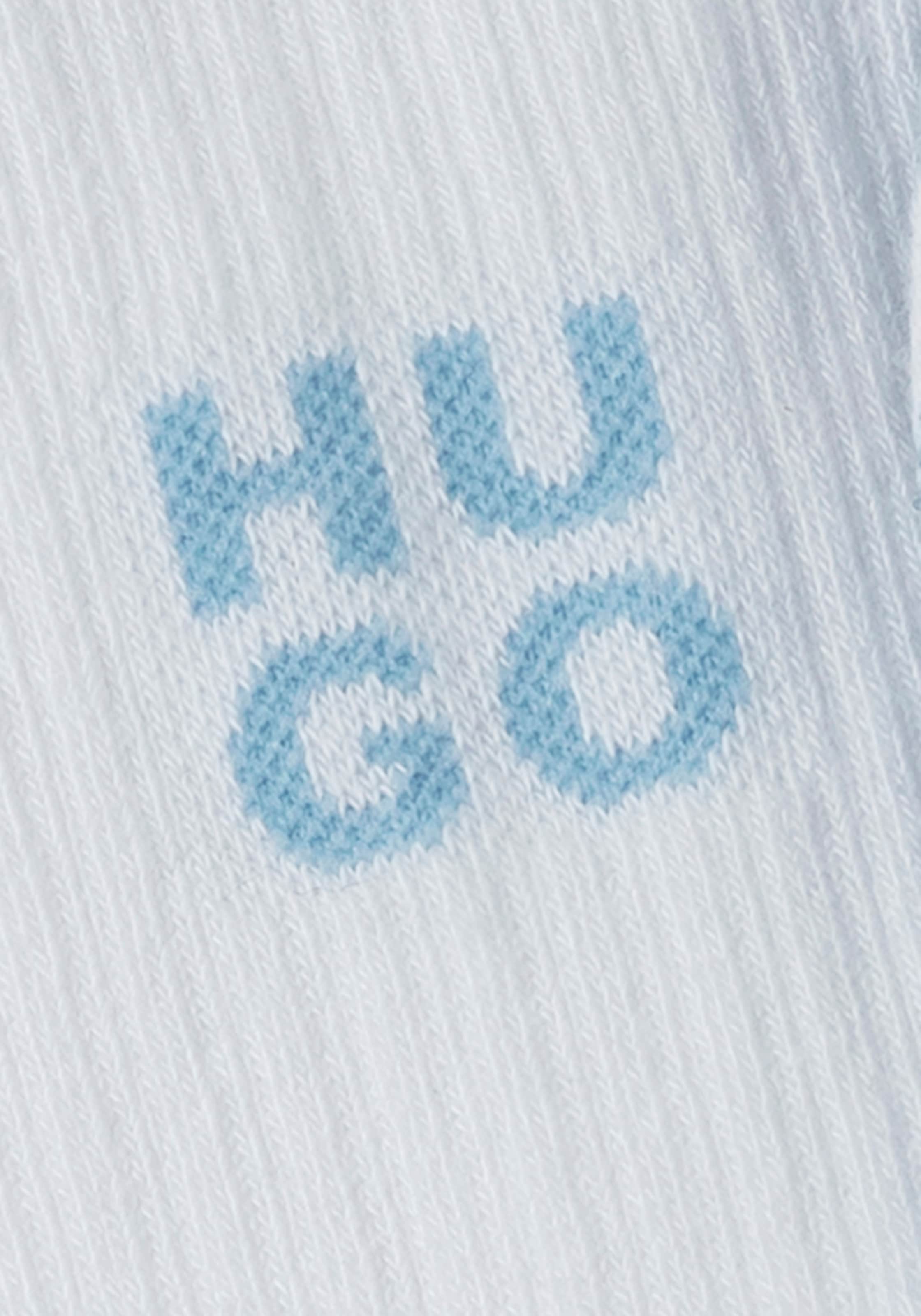 HUGO Underwear Socken, (3 Paar), mit kontrastfarbenen Logo