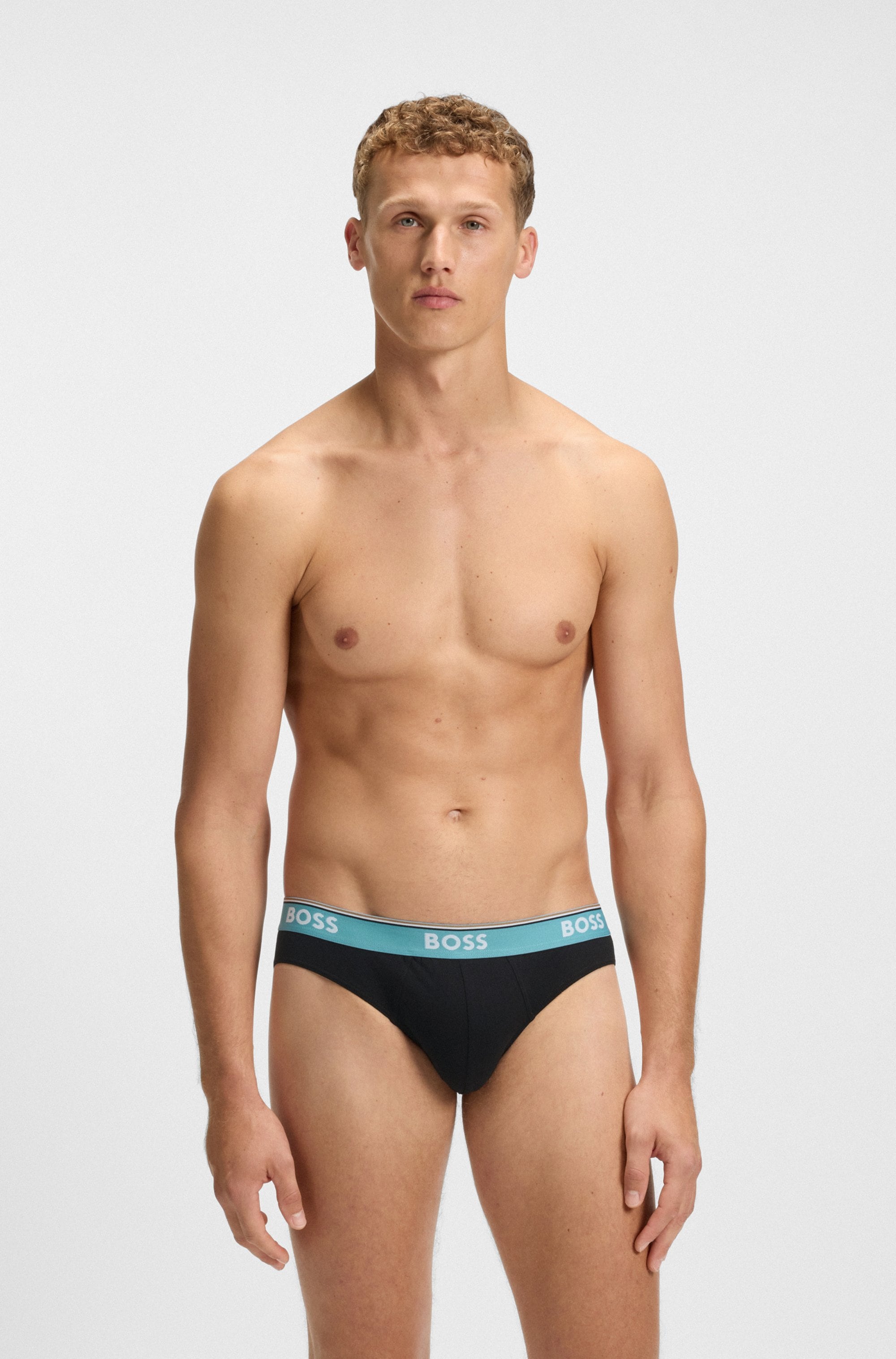 BOSS Slip »Brief 3P Power«, (Packung, 3 St.), mit BOSS Schriftzug