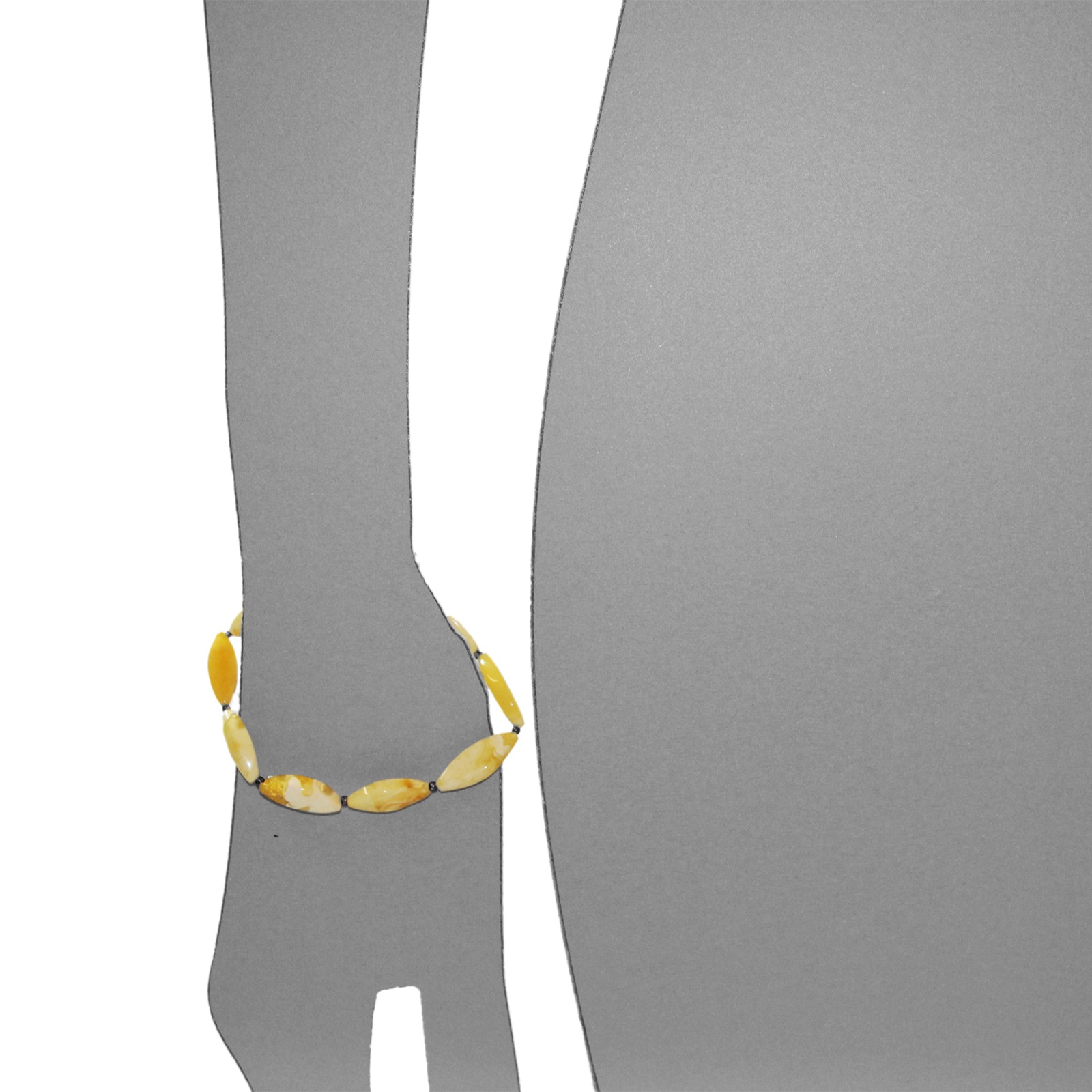 OSTSEE-SCHMUCK Armband »- Tasja - Bernstein -,«