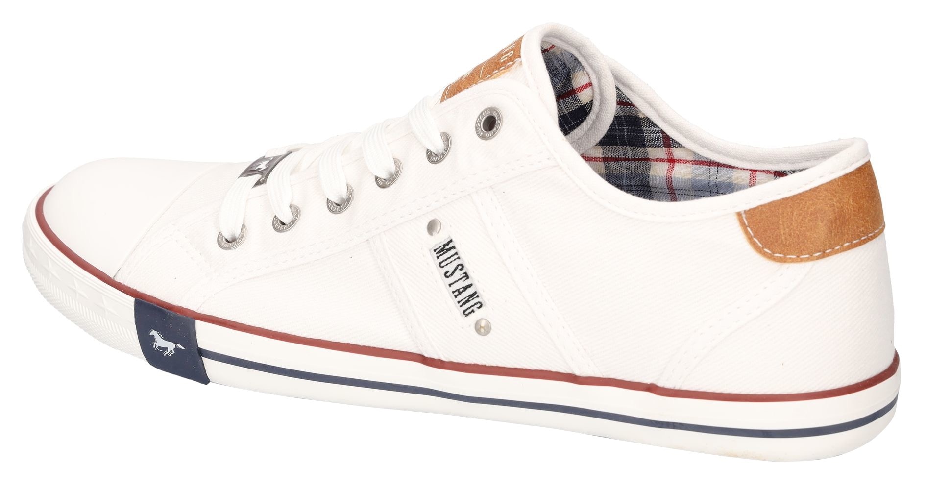 Mustang Shoes Sneaker, mit Mustang Markenlabel, Freizeitschuh, Halbschuh, Schnürschuh