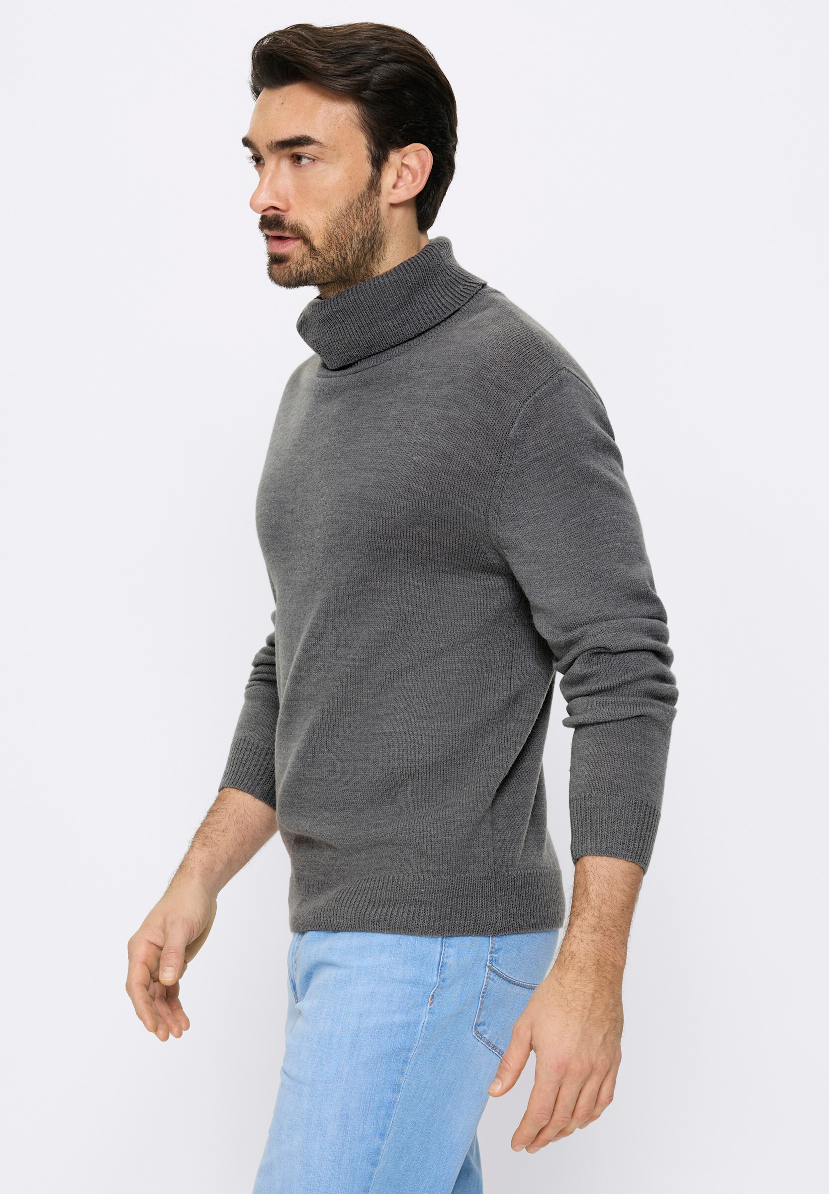 Witt Longpullover »Rollkragenpullover Rollkragenpullover mit Wollanteil«