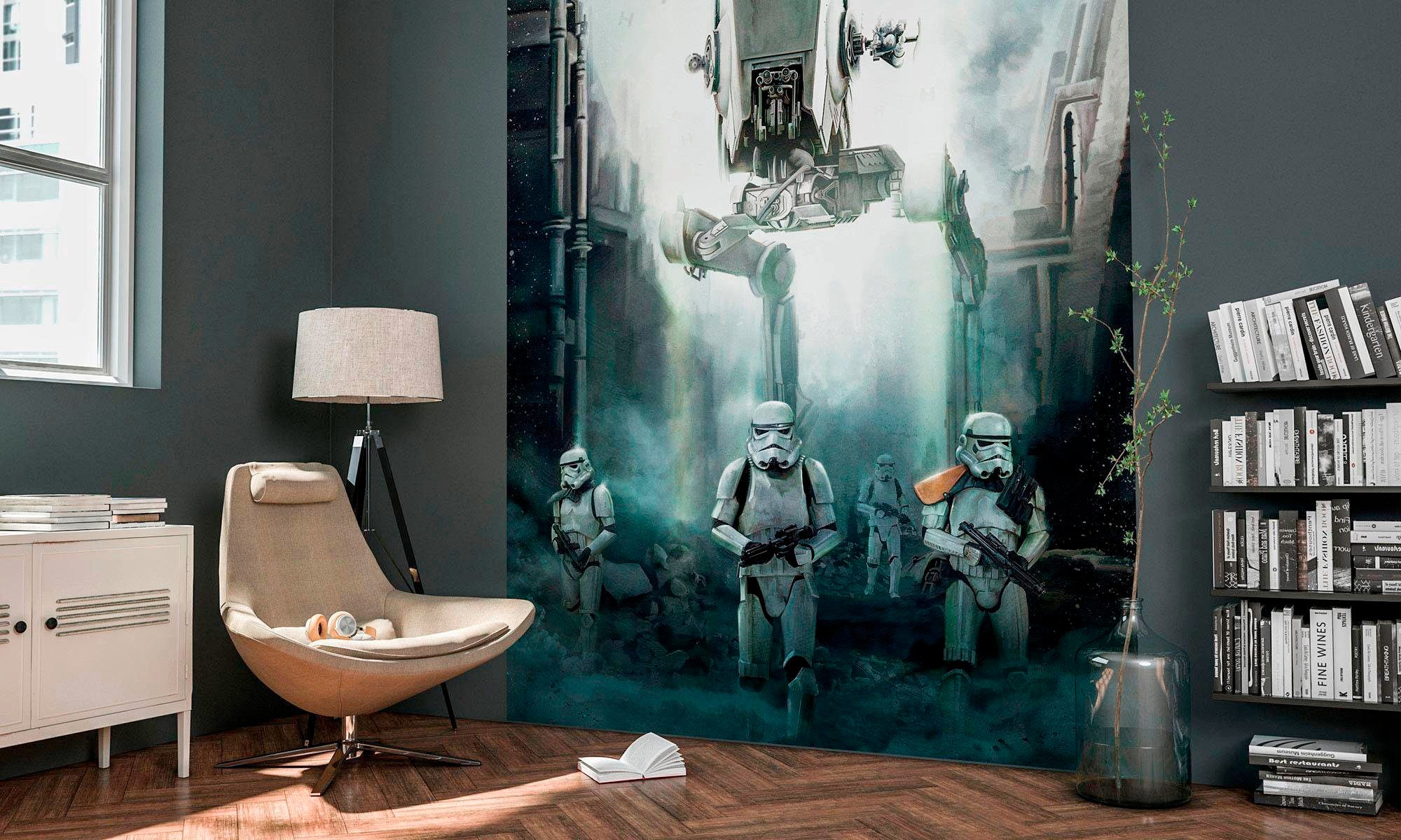 Komar Vliestapete »Digitaldruck Vlies - Star Wars Imperial Forces - Größe 200 x 250 cm«, bedruckt, Kinderzimmer