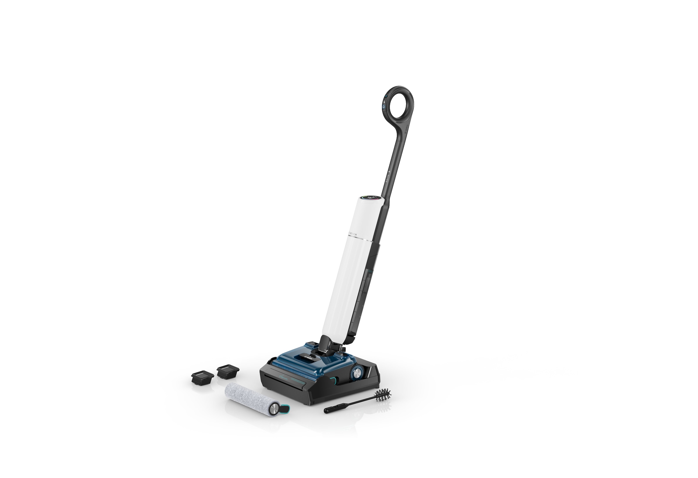 BOSCH Nass-Trocken-Sauger »OneFlow Serie 4 BHF41WM/BHF41WS, Selbstreinigung, 24.000 PA Saugkraft« Anti-Haarverwicklung, LED-Licht, Schnelltrocknung, 40 min Akku / 150m²