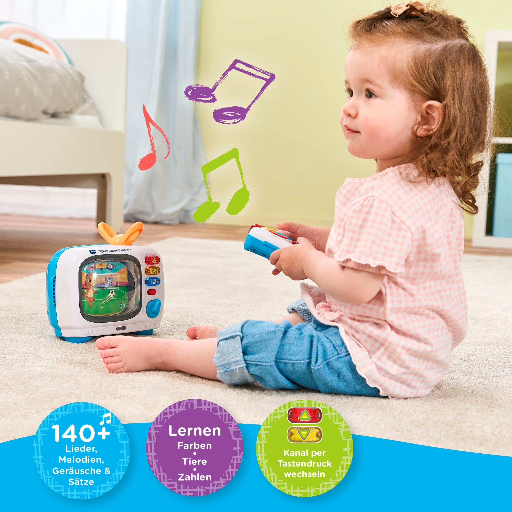 Vtech® Kindercomputer »Babys Lernspaß-Fernseher«