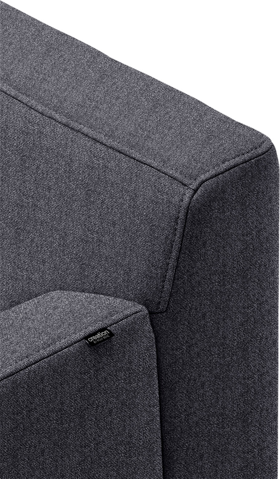 Creation BY ROLF BENZ Ecksofa »CR.446 Designsofa mit erstklassigem Sitzkomfort, Breite 317cm« in minimalistischer, schwereloser Optik, Breite 317 cm