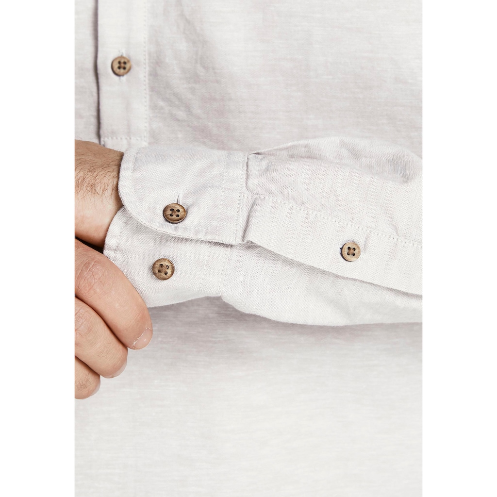 Jack & Jones Langarmhemd »SUMMER HALF PLACKET SHIRT«