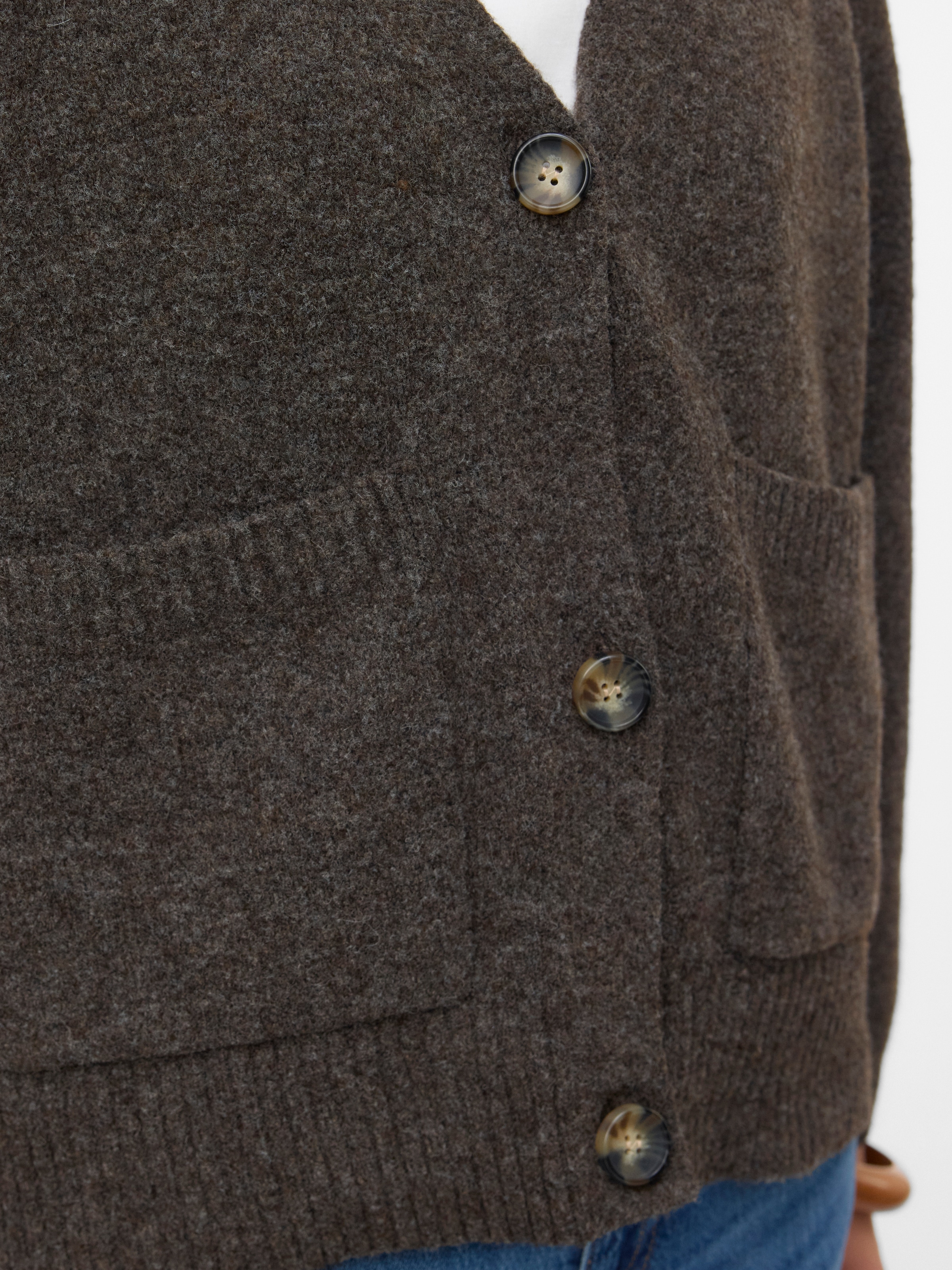 Vero Moda Strickjacke »VMBOOM LS V-NECK BUTTON CARDIGAN GA NOOS«