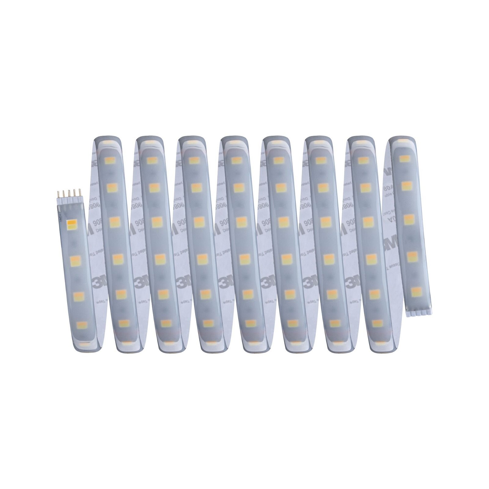 Paulmann LED-Streifen »MaxLED 500 Basisset 3m 20W 230/24V 36VA Silber Kunststoff«, 1 St.-flammig, IP44 Cover 2700K-6500K TunableWhite