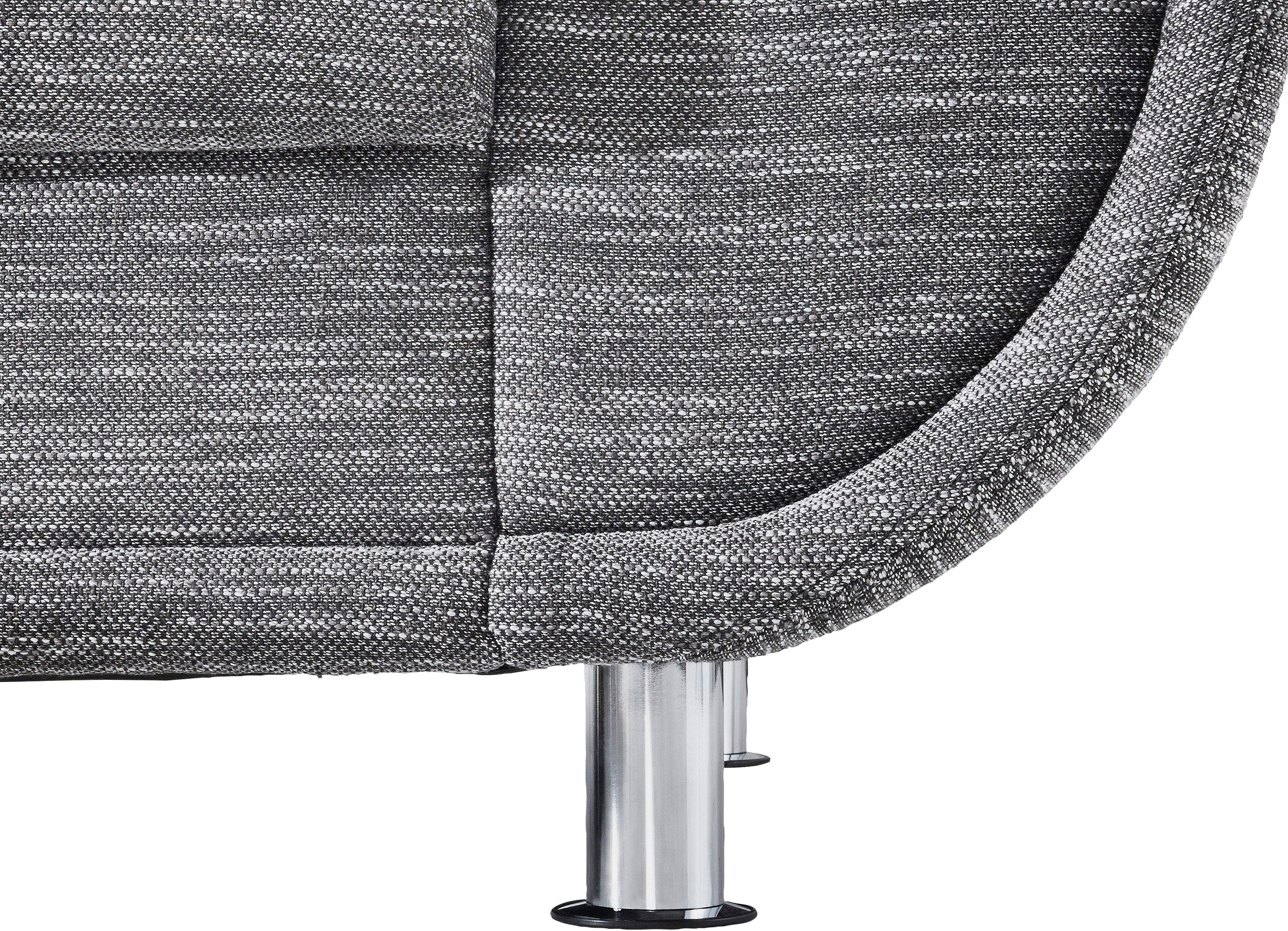 TRENDMANUFAKTUR Ecksofa »Rondo, zeitlos und elegant, bequem, L-Form«, wahlweise mit Federkern, wahlweise mit Bettfunktion