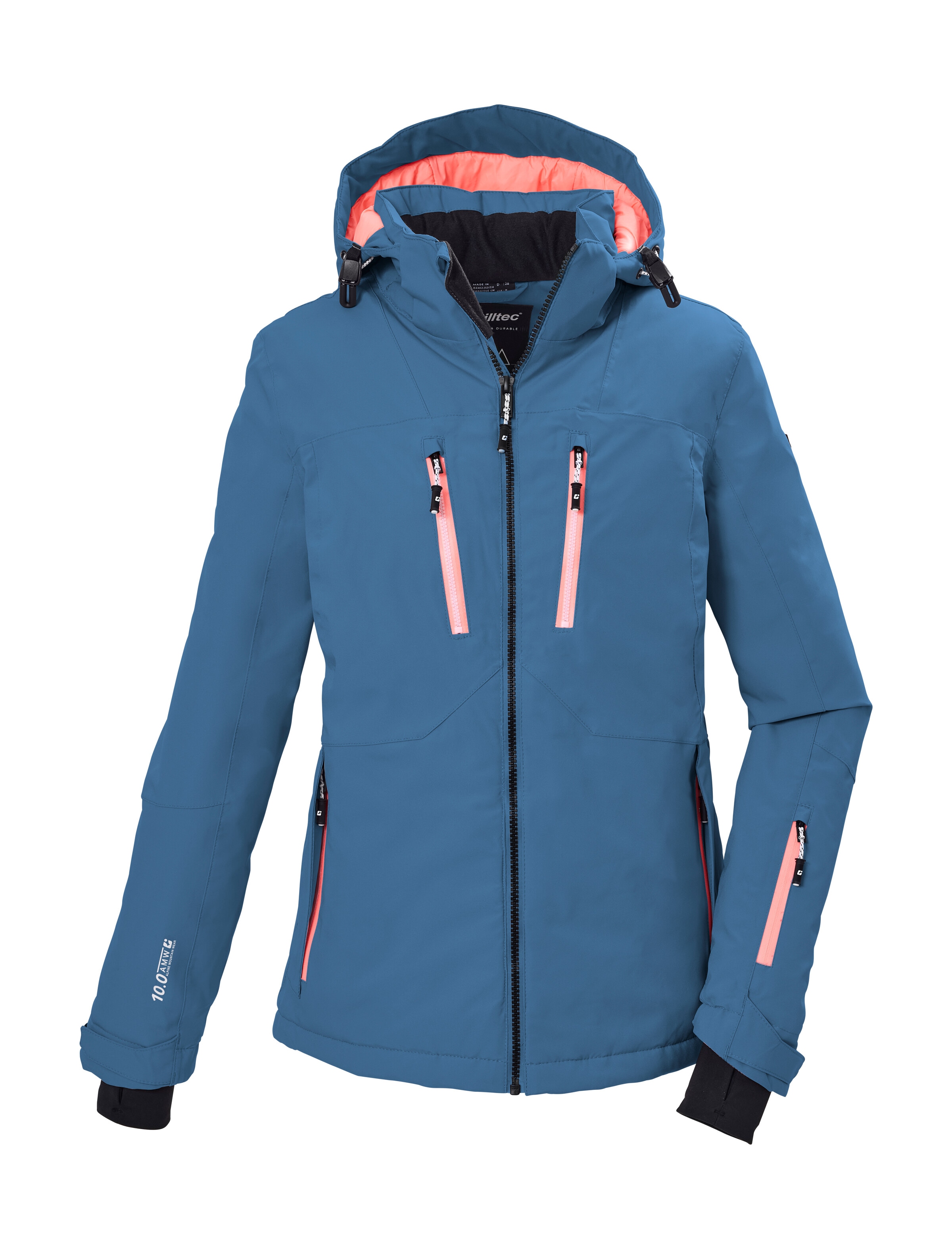 Killtec Skijacke »KSW 282 WMN SKI JCKT« Wasserdichte, atmungsaktive Winterjacke mit verstellbaren Details
