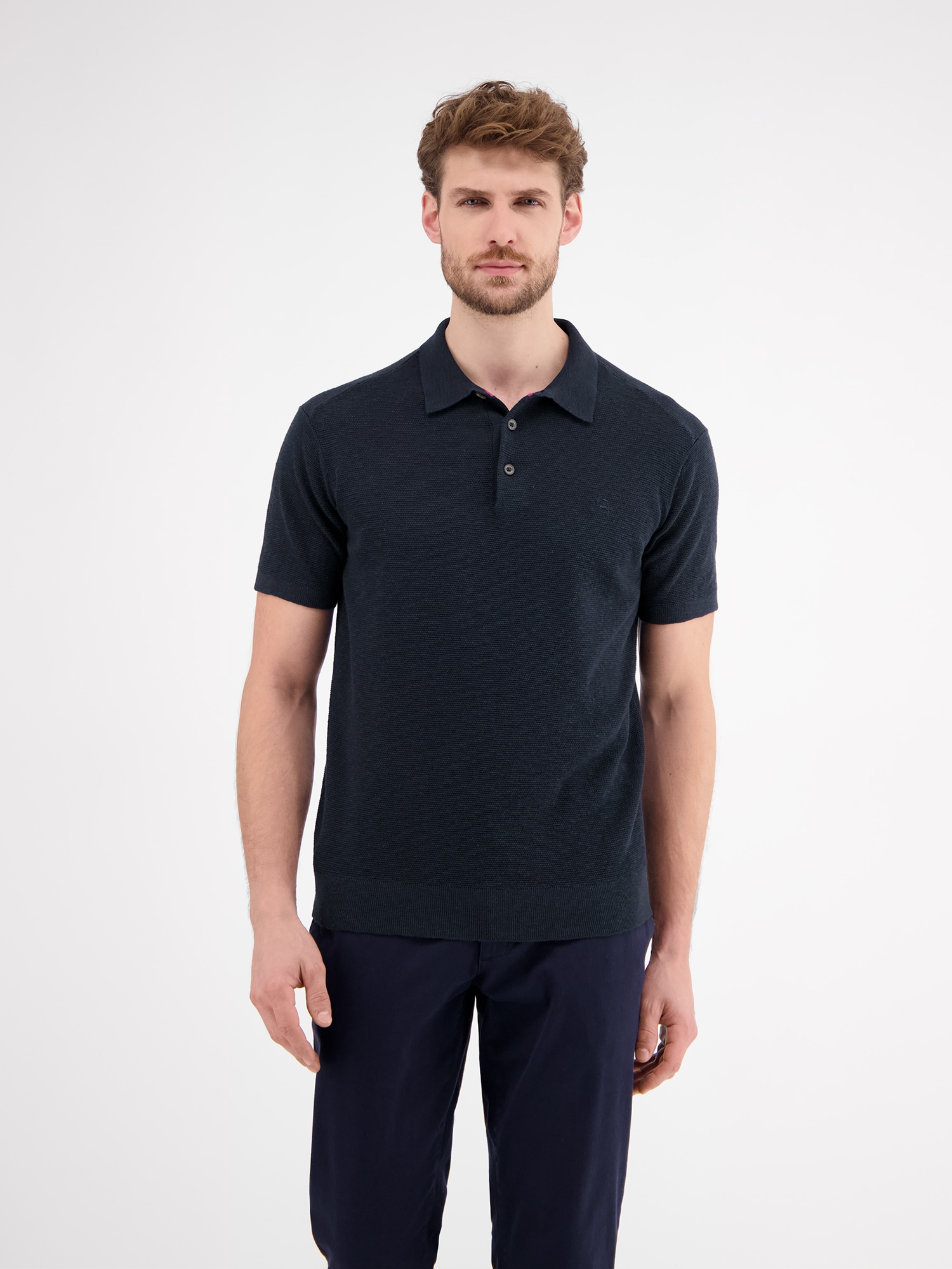 LERROS Poloshirt »Leichtes Sommer-Strick-Polo«