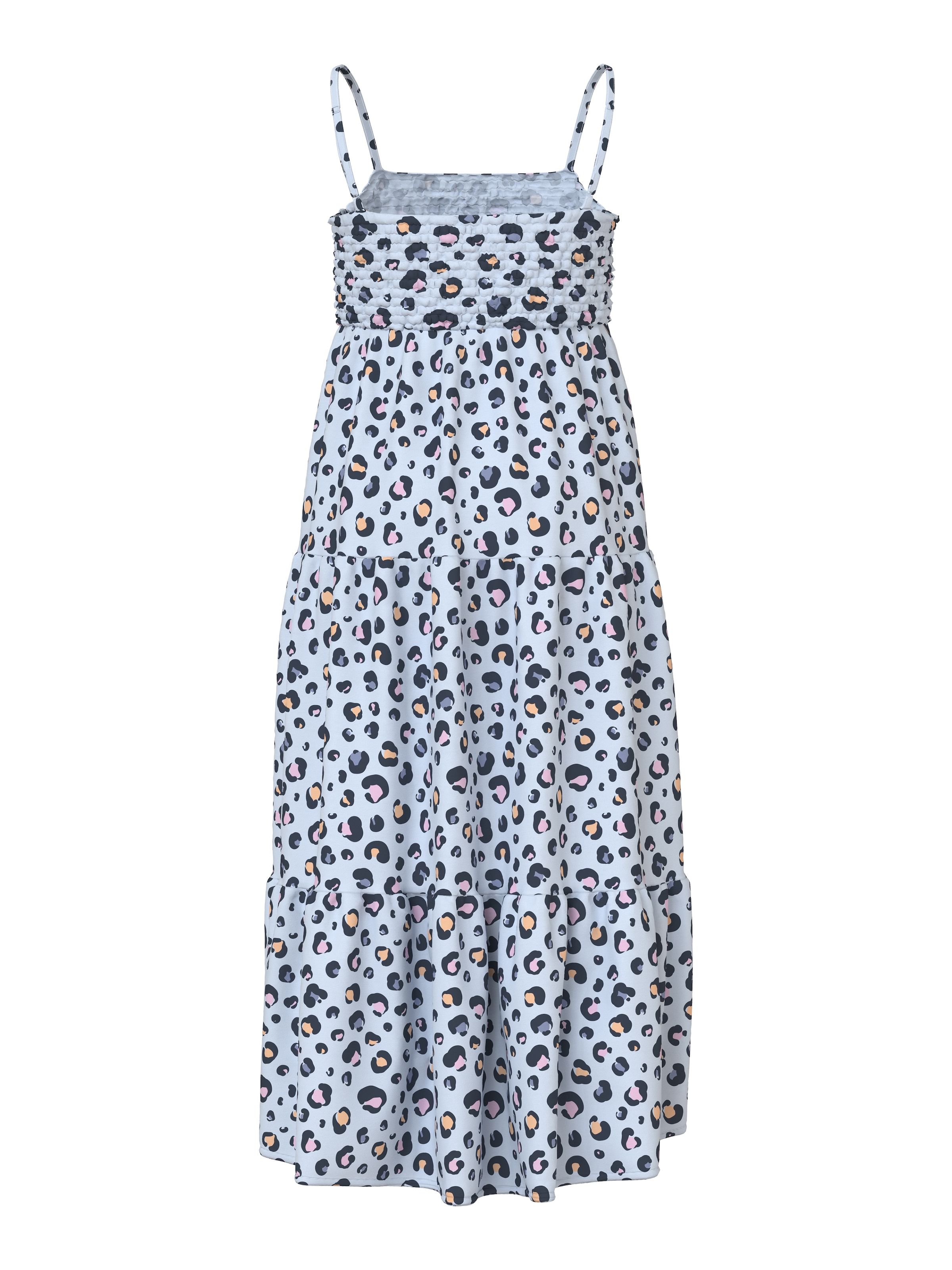 Name It Trägerkleid »NKFVINAYA STRAP MAXI DRESS« Materialmix, regular fit