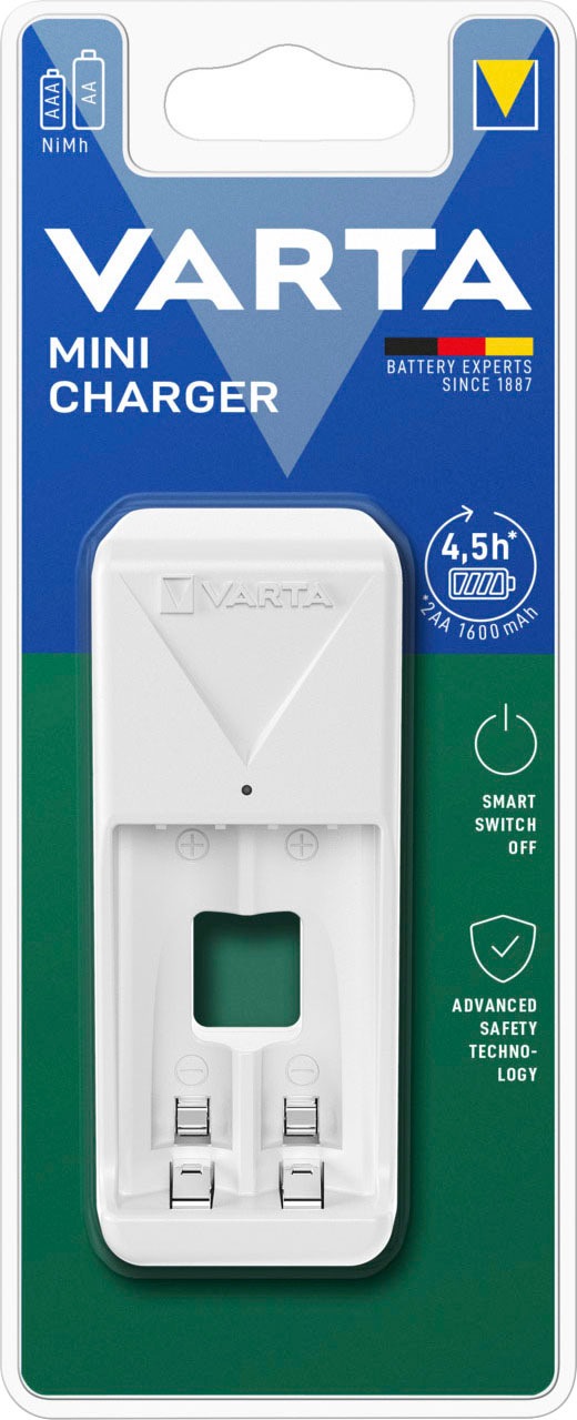 VARTA Batterie-Ladegerät »Mini Charger«, 385 mA, (1 St.)