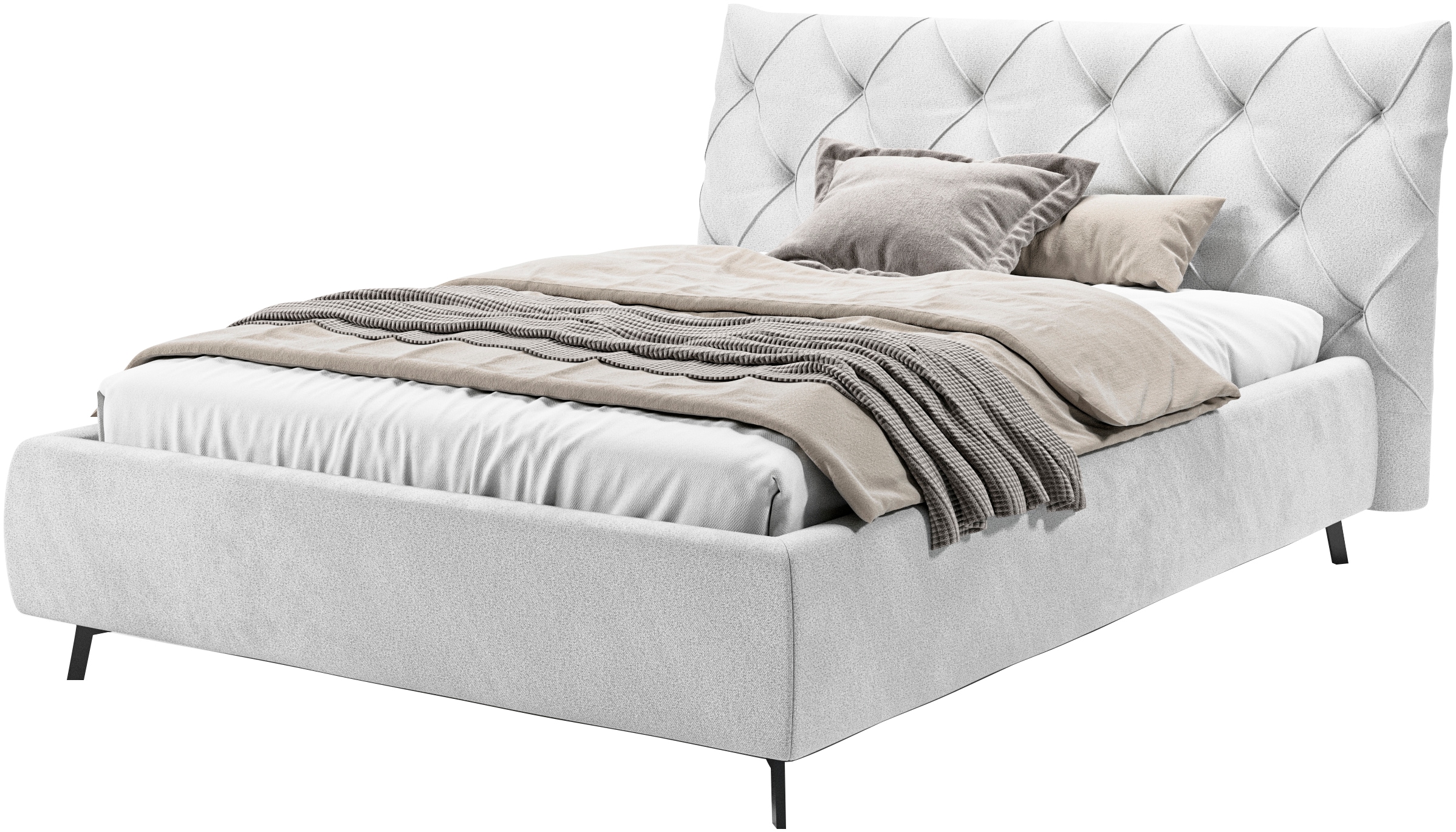 Home affaire »Elloree, in 4 Breiten bis 200cm, auch in Leder« Kopfteilhöhe 105 cm, belastbar bis 280 kg, auch in Überlänge 220cm