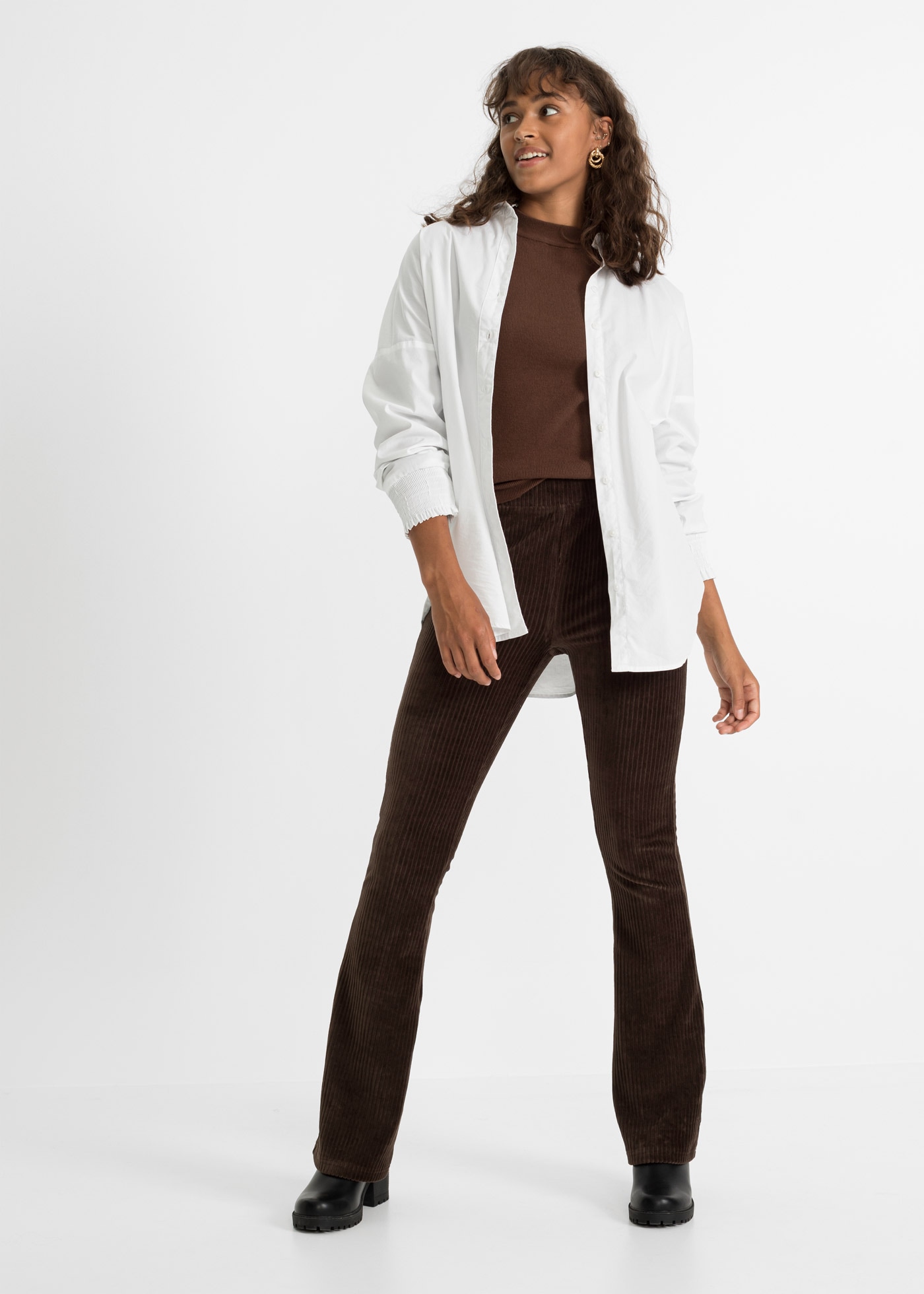 bonprix Leggings  mit Elasthan-Anteil, Skinny Fit, mit bequemem Gummibund