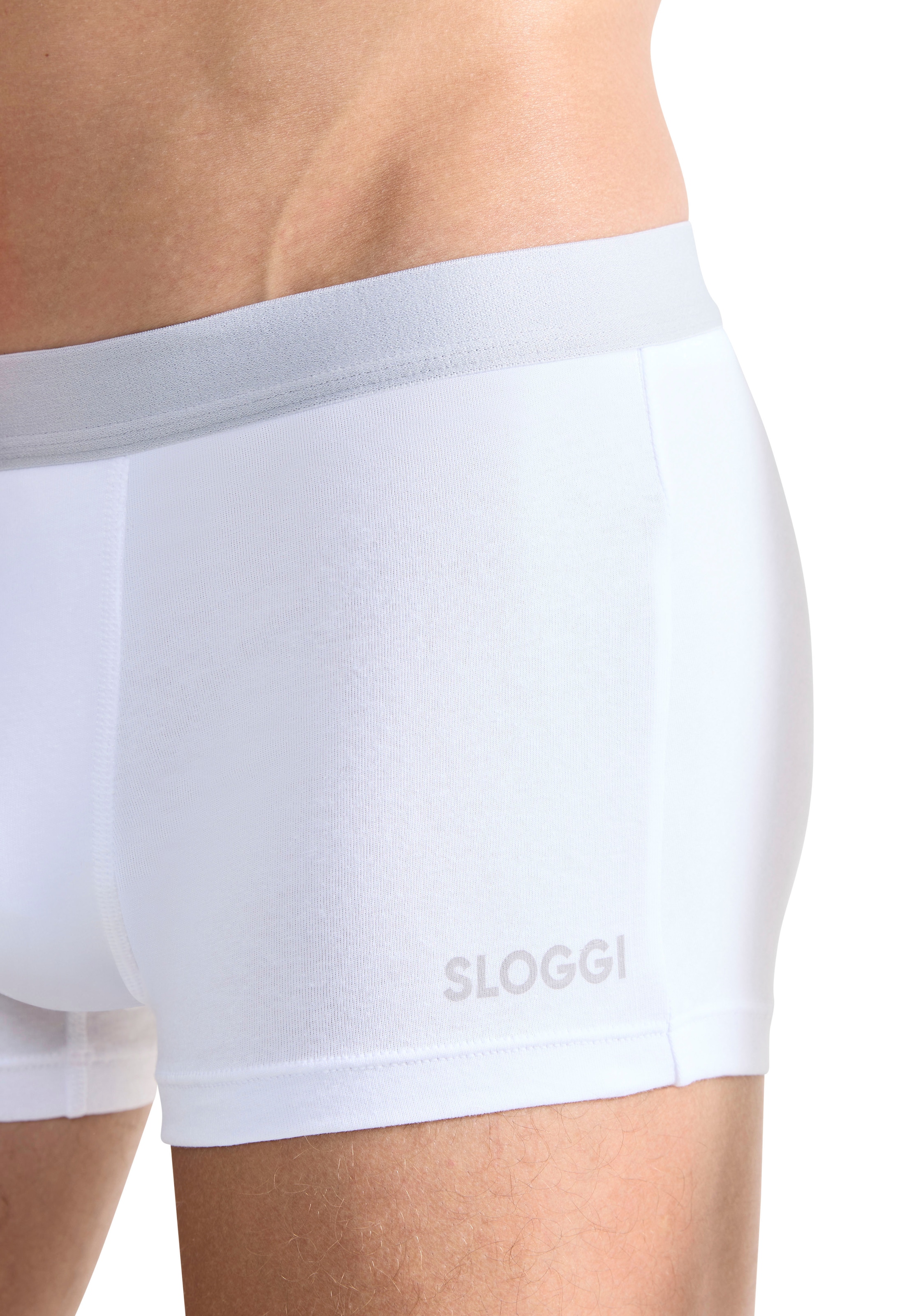 sloggi Hipster »Men GO ABC 2.0« Spar-Packung, 6er Pack, 6 Stk. tlg., weich, Baumwollmix, elastischer Logobund, Baisc, ohne Eingriff