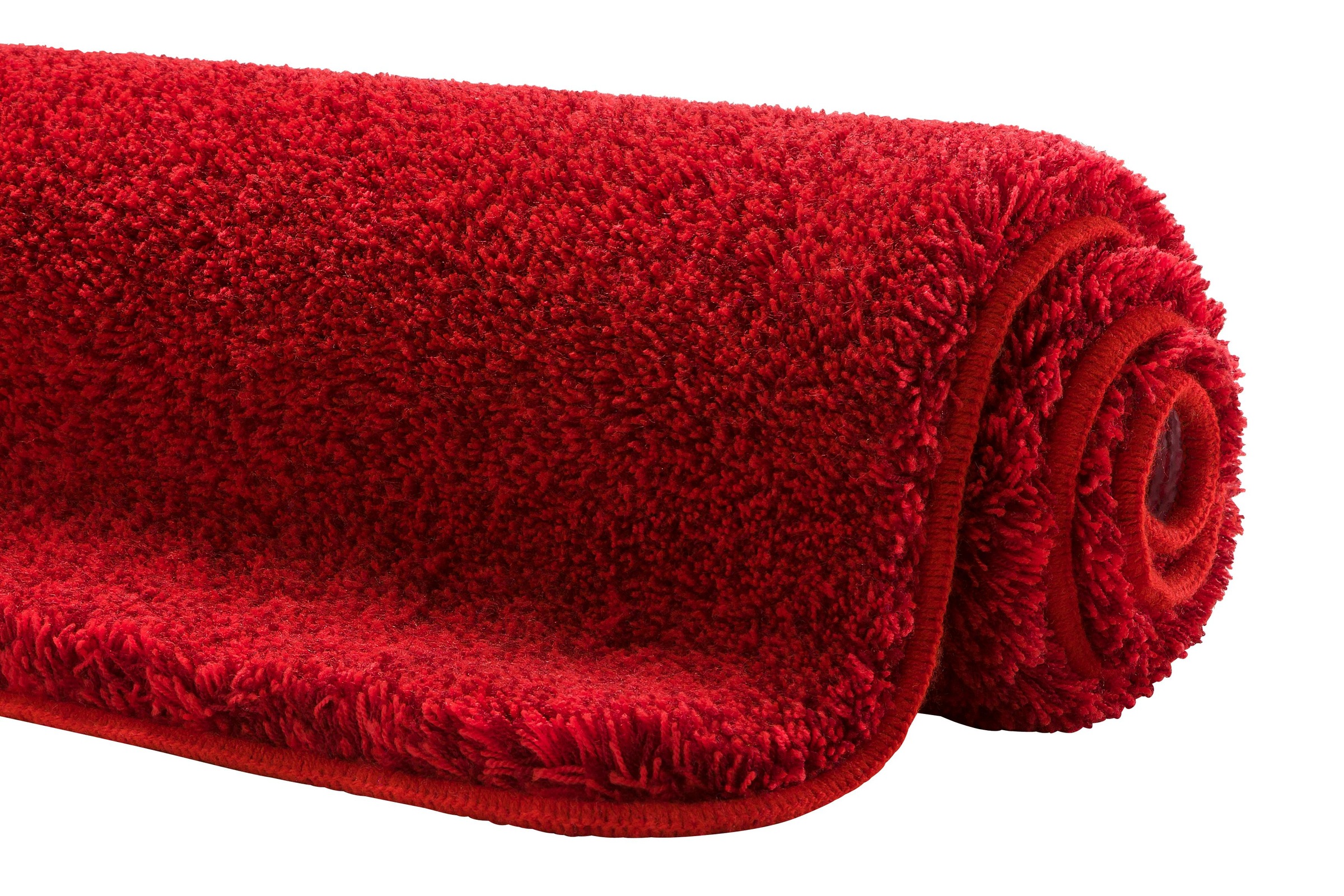 Grund Badematte »Melos, Badvorleger, Badezimmer Teppich, sehr weich« Höhe 27 mm rutschhemmend beschichtet fußbodenheizungsgeeignet melierte Optik, sehr weicher Flor, Melange-Effekt, Made in Europe