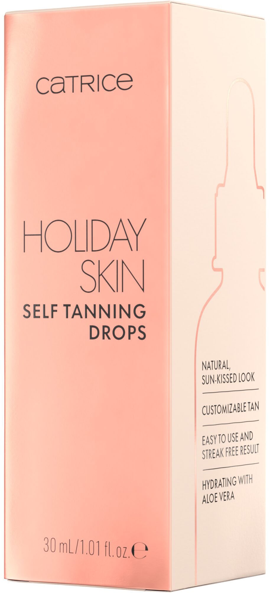 Catrice Gesichtsserum »Holiday Skin Self Tanning Drops« aufbaubare Bräune, streifenfrei, leicht, hydratisierend, strahlend