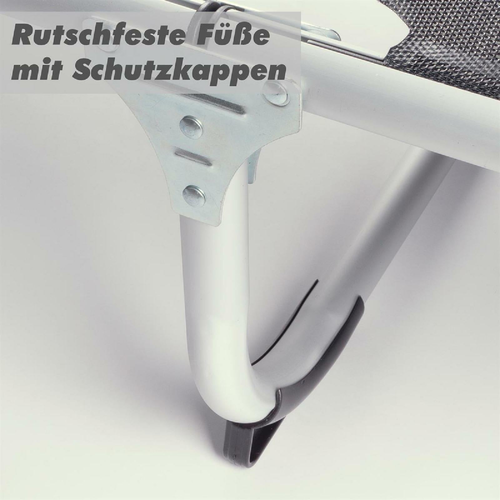 VCM Gartenliege »Alu Sonnenliege mit Sonnendach«
