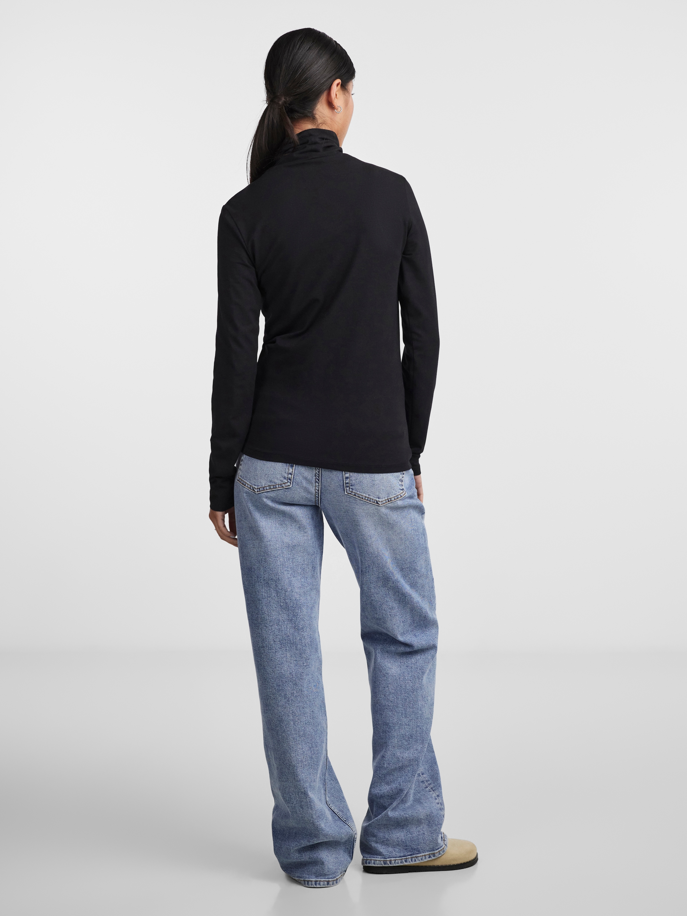 pieces Rollkragenshirt »PCSIRENE LS ROLLNECK TOP JRS NOOS«