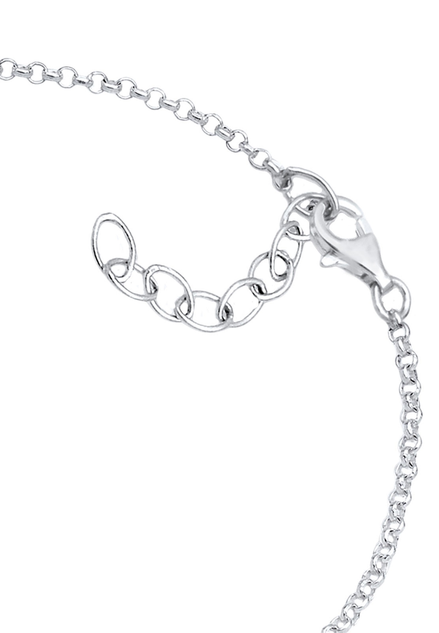 Elli Armkette »Armband Herz Liebe Tri-Color 925 Sterling Silber«