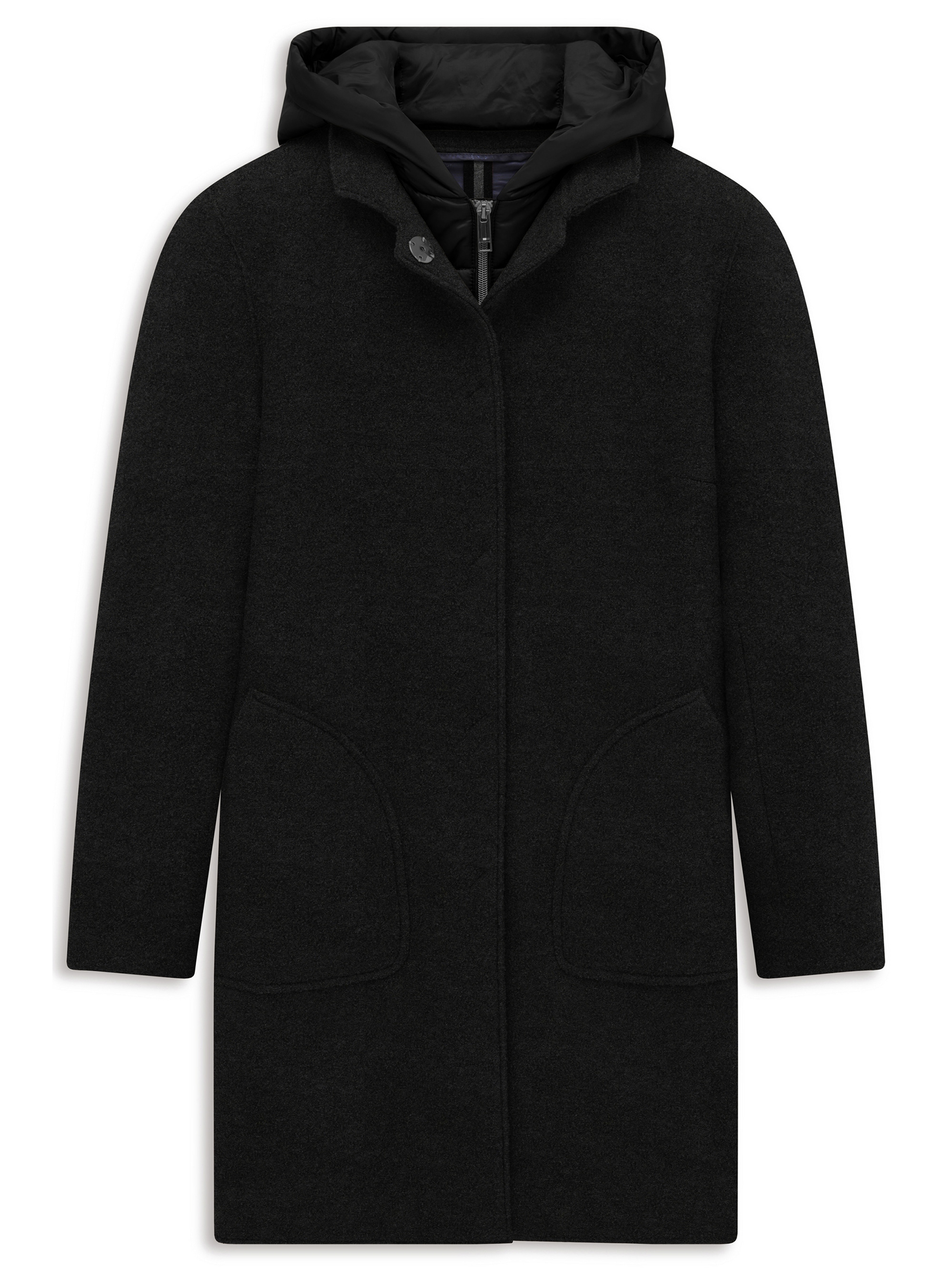 bugatti Kurzmantel »Regular Fit« Regular Fit Schurwolle Westeneinsatz
