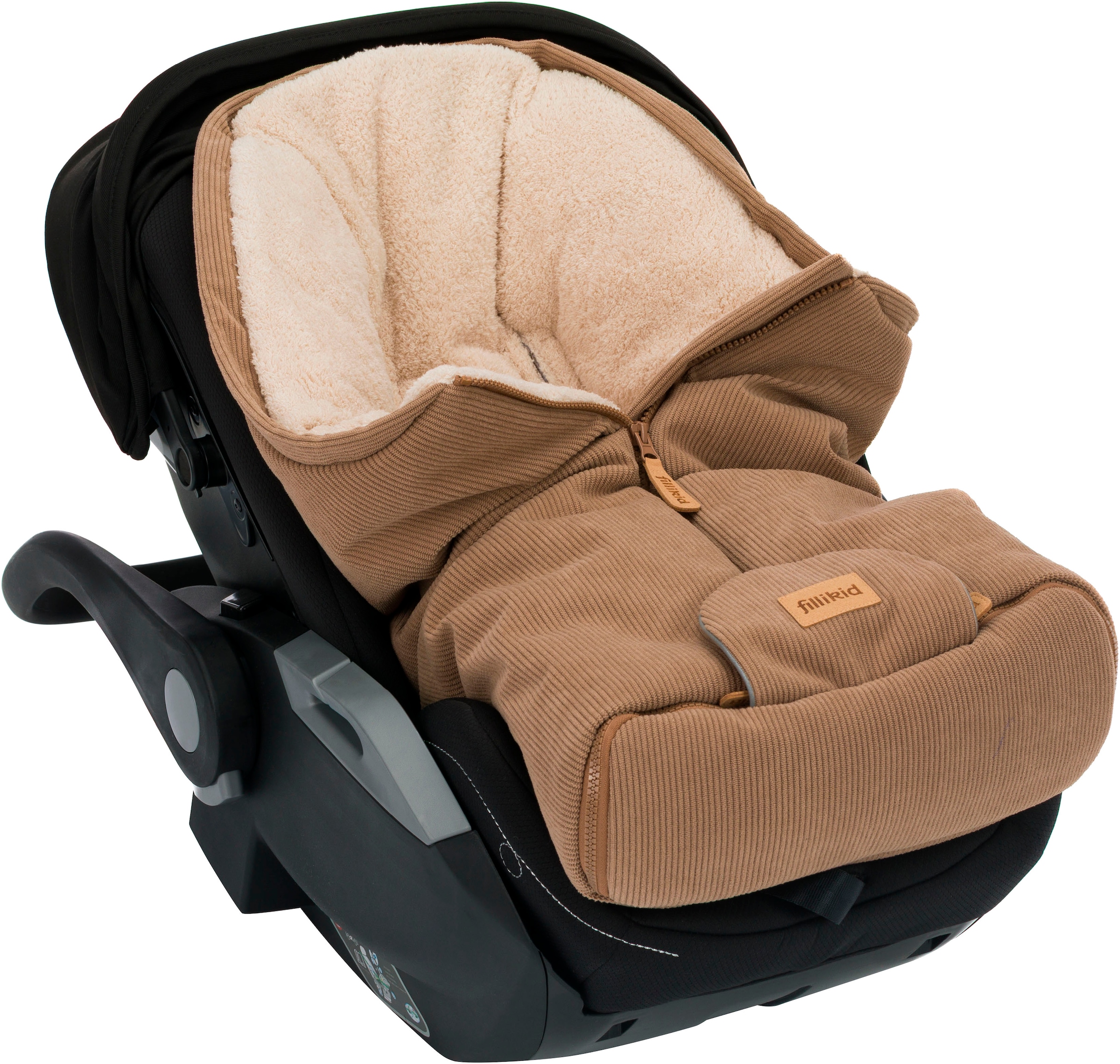 Fillikid Fußsack »Nevis Cord, Winterfußsack Gr. 0«, für Autositze Gr. 0 und Kinderwagen