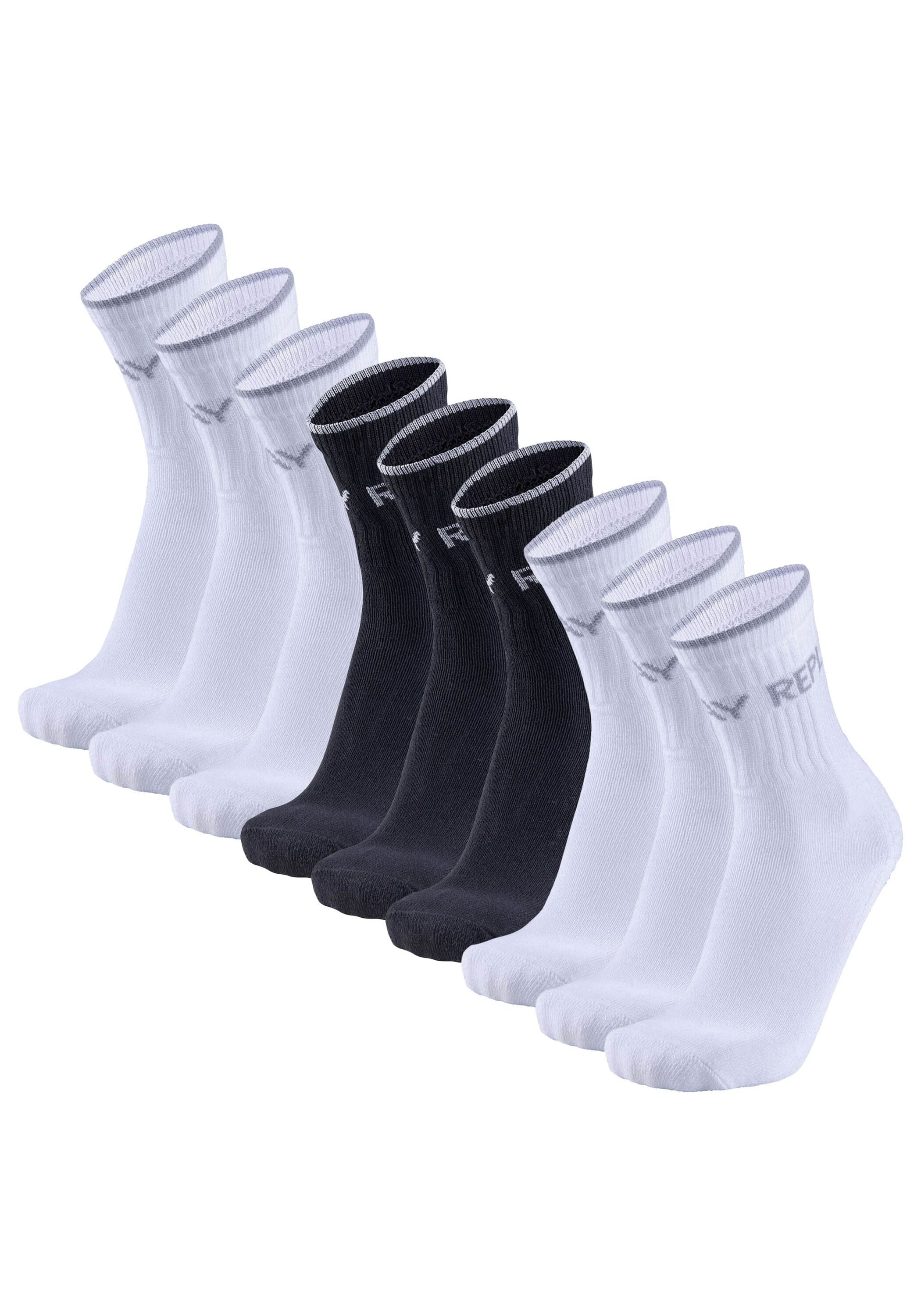 Replay Kurzsocken »Socken REPLAY TENNIS Leg Logo 9Prs Banderole 9er Pack«