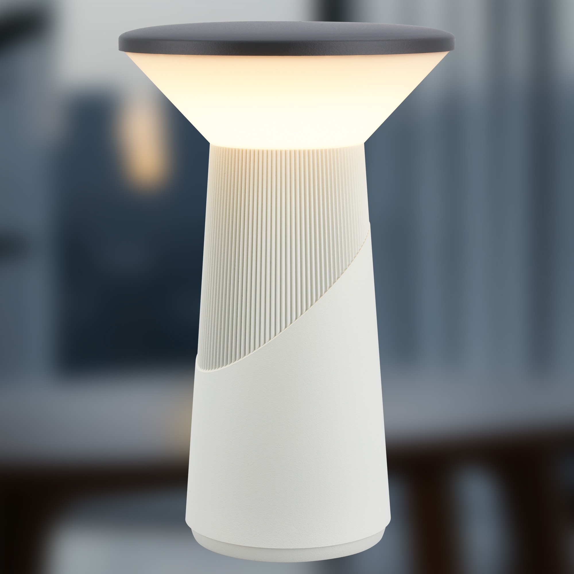 Briloner Leuchten LED Tischleuchte »PILIA« LED-Board 1 Stk. Warmweiß 15x24 cm, Akku tauschbar, Indoor/Outdoor, Wohnzimmer, Balkon