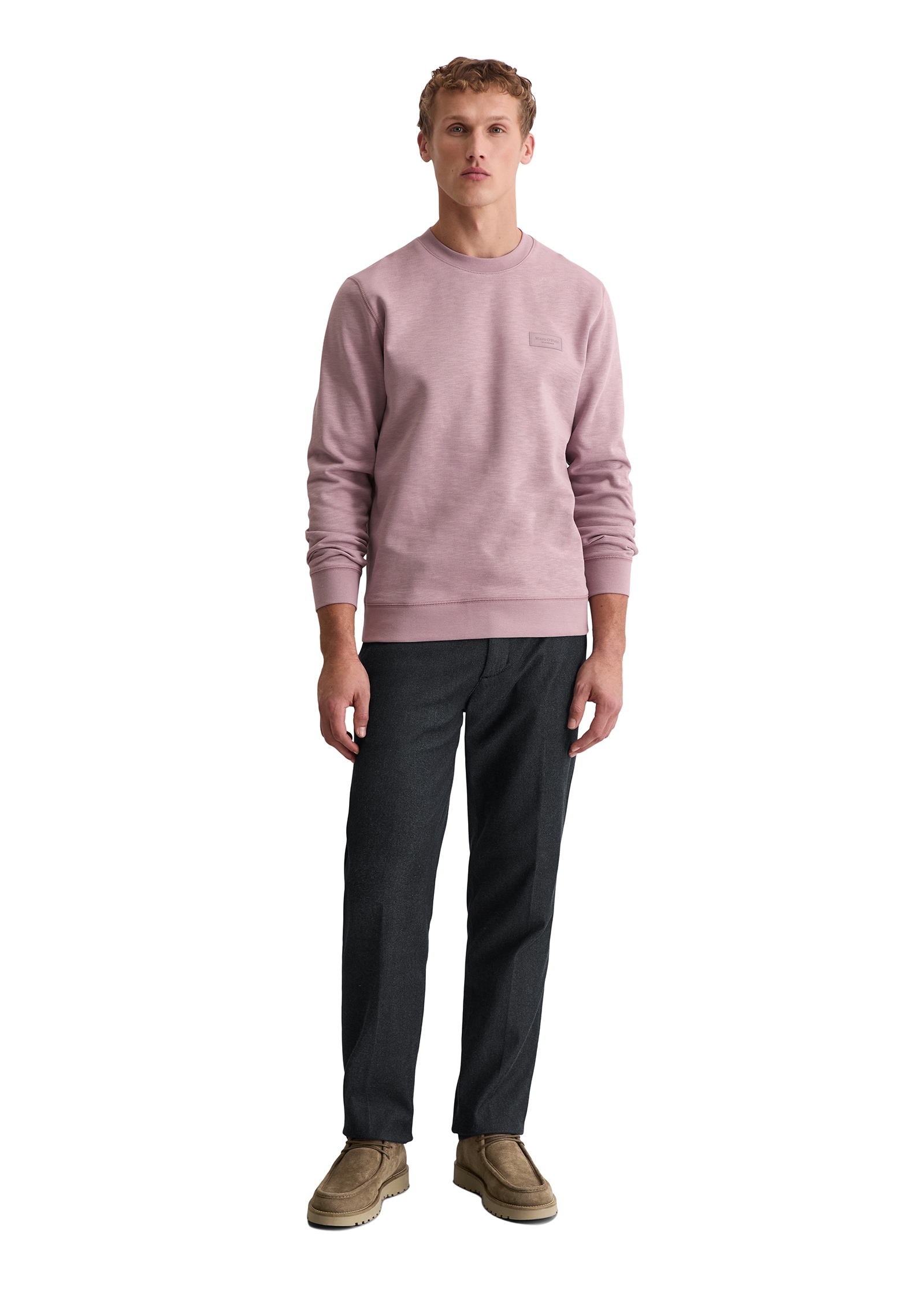 Marc O'Polo Sweatshirt »regular fit aus weichem Bio-Baumwoll-Sweat«, angenehm weich gebrushte Innenseite
