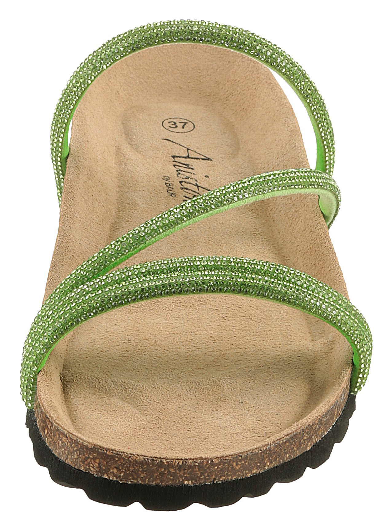 Aniston SHOES Pantolette, Sommerschuh, Strandschuh, Glitzersteine - NEUE KOLLEKTION