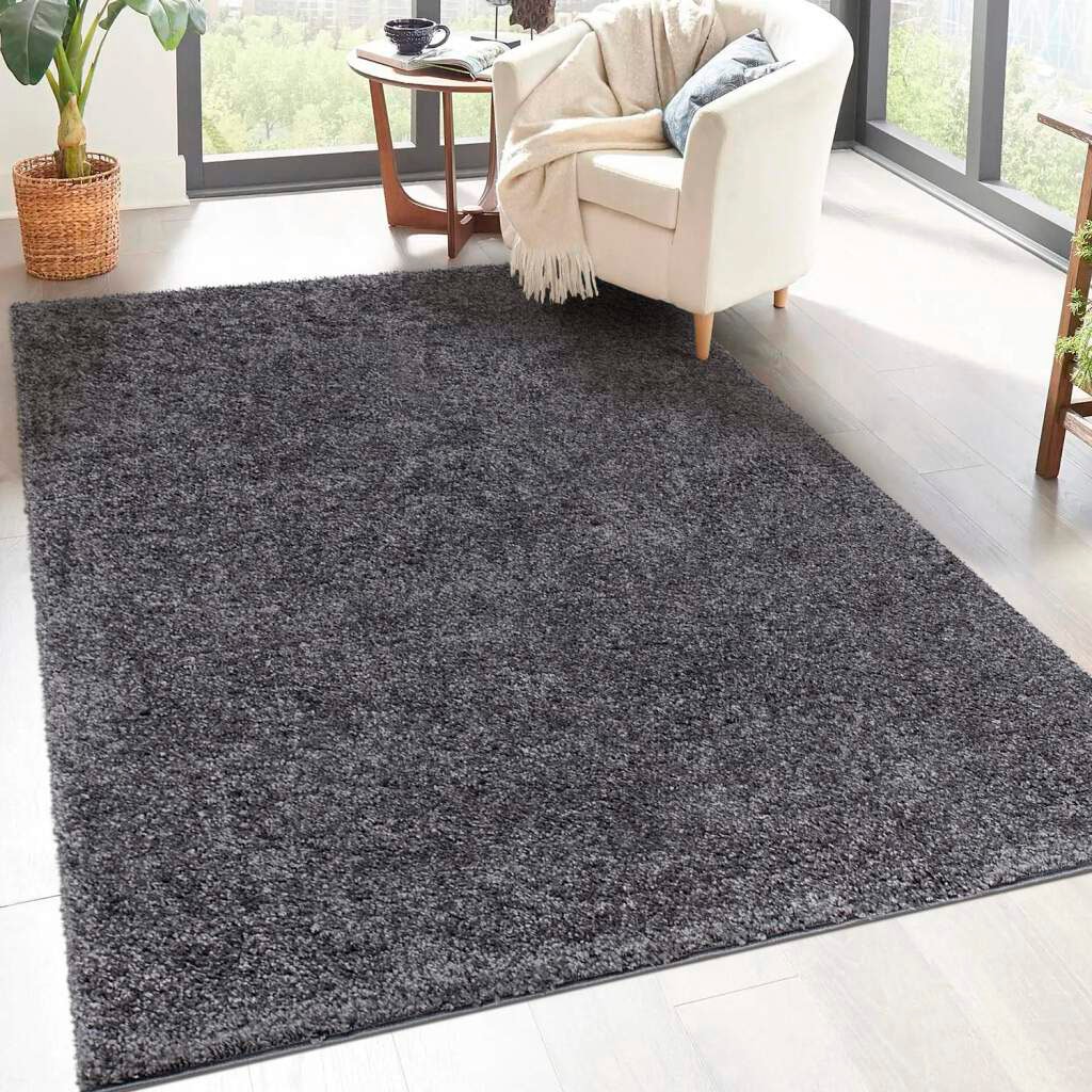 Carpet City Hochflor-Teppich »City Shaggy«, rechteckig, 30 mm Höhe, Auch als Läufer, Langflor, Uni, Shaggy, flauschig-weich