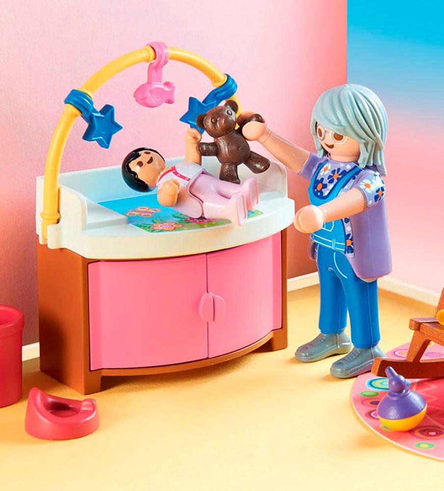 Playmobil® Konstruktions-Spielset »Babyzimmer (70210), Dollhouse« Made in Germany